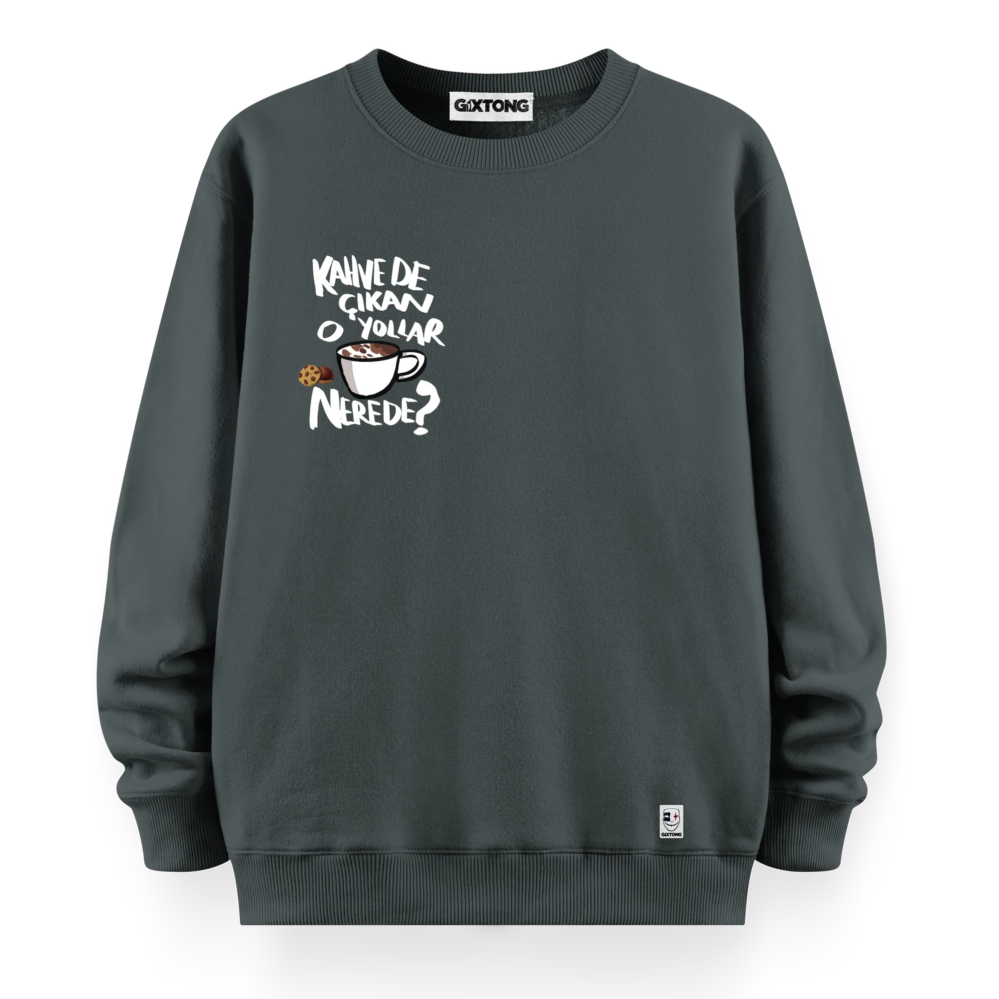 Nerede - Oversize Bol Kalıp Sweatshirt