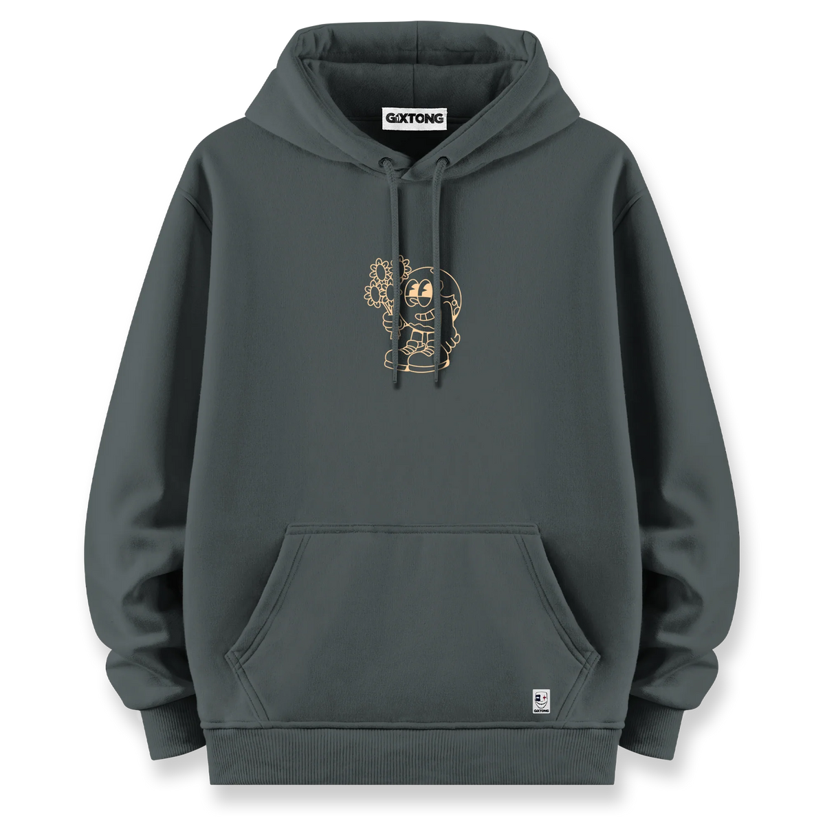 Smile - Oversize Bol Kalıp Hoodie