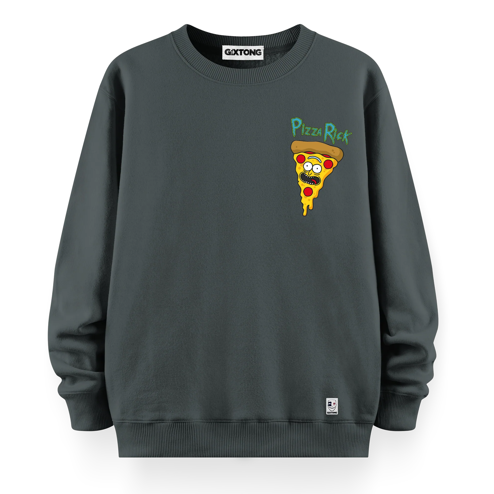 Pizza Rick - Oversize Bol Kalıp Sweatshirt
