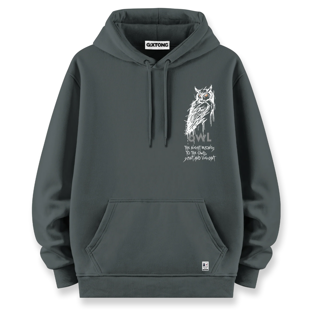 Night Owl - Oversize Bol Kalıp Hoodie