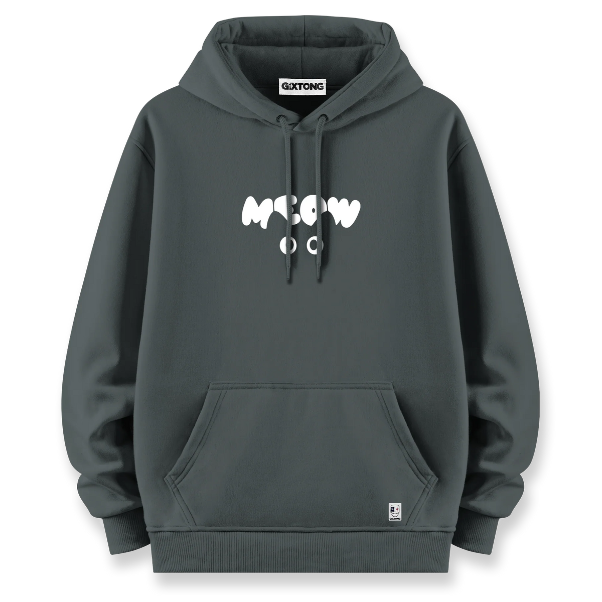 Meow - Oversize Bol Kalıp Hoodie