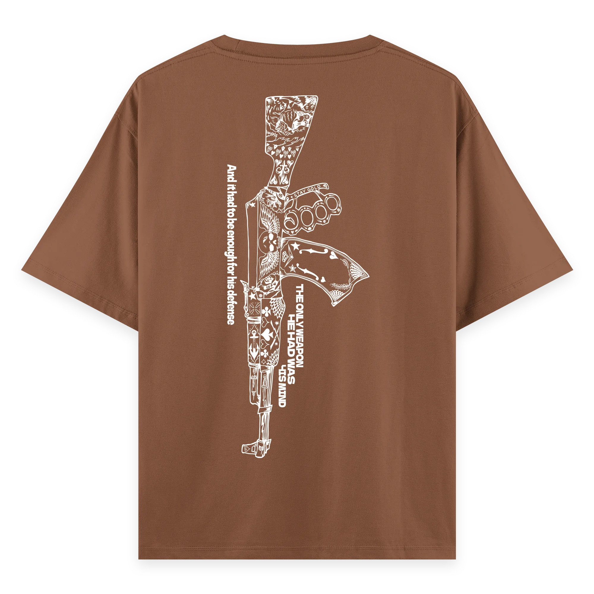 Ak-47 - Oversize Bol Kalıp T-shirt