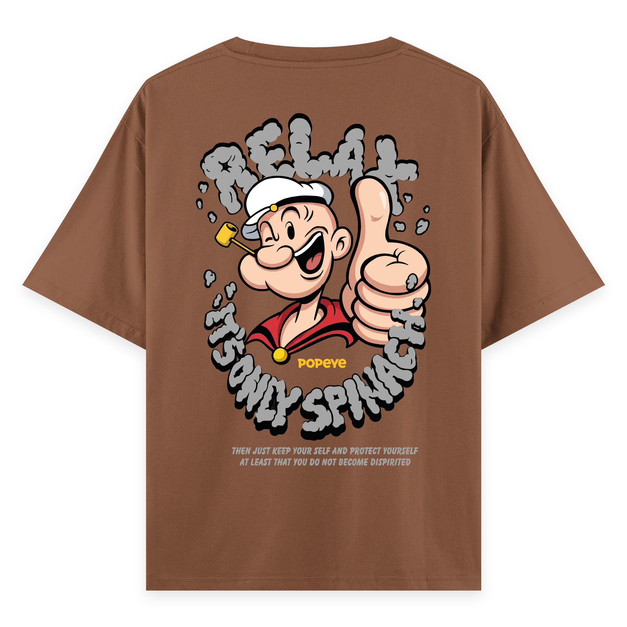 Popeye - Oversize Bol Kalıp T-shirt