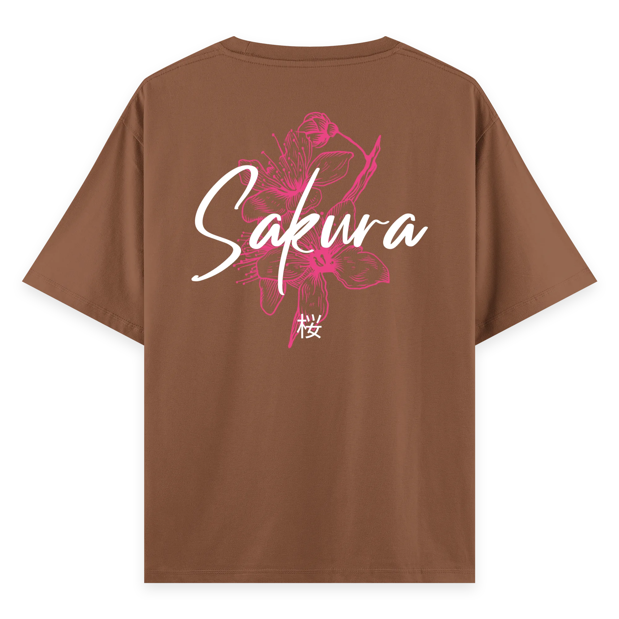 Sakura - Oversize Bol Kalıp T-shirt