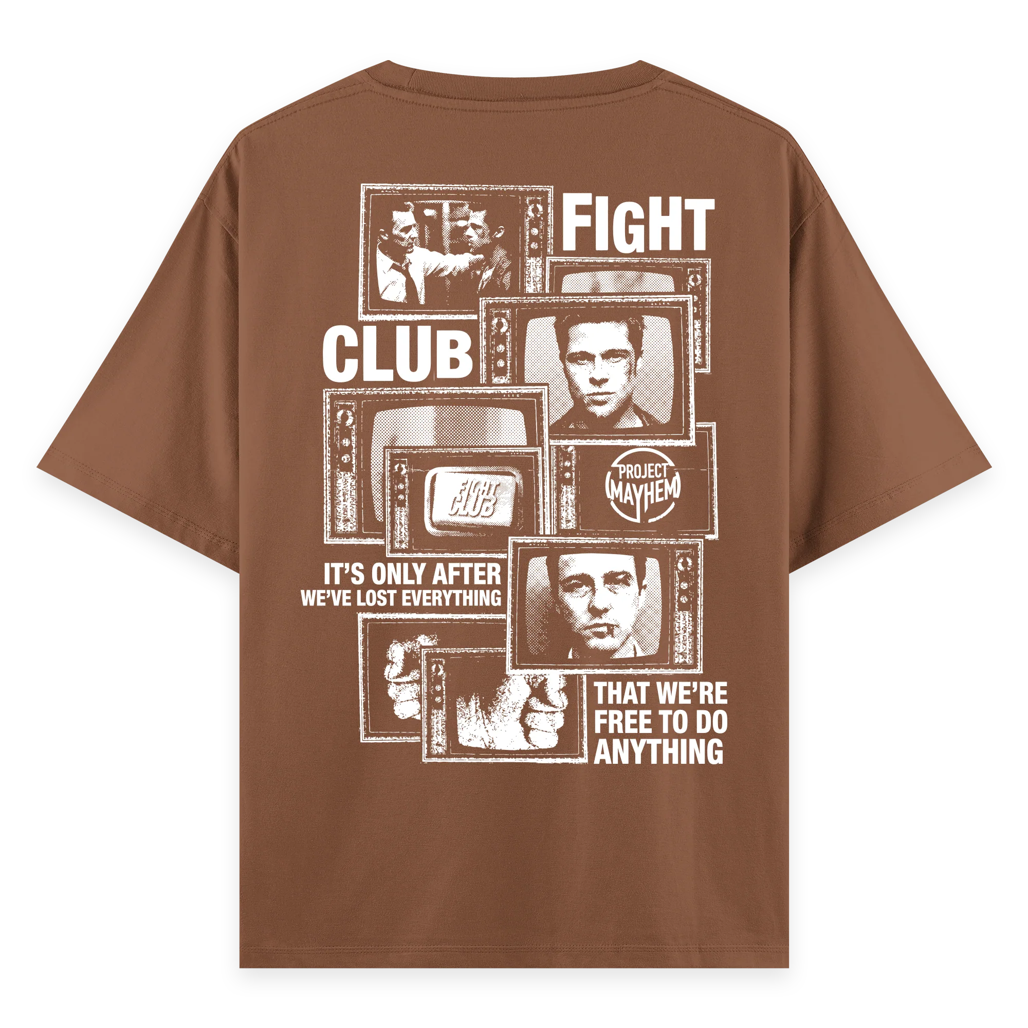Fight Club - Oversize Bol Kalıp T-shirt