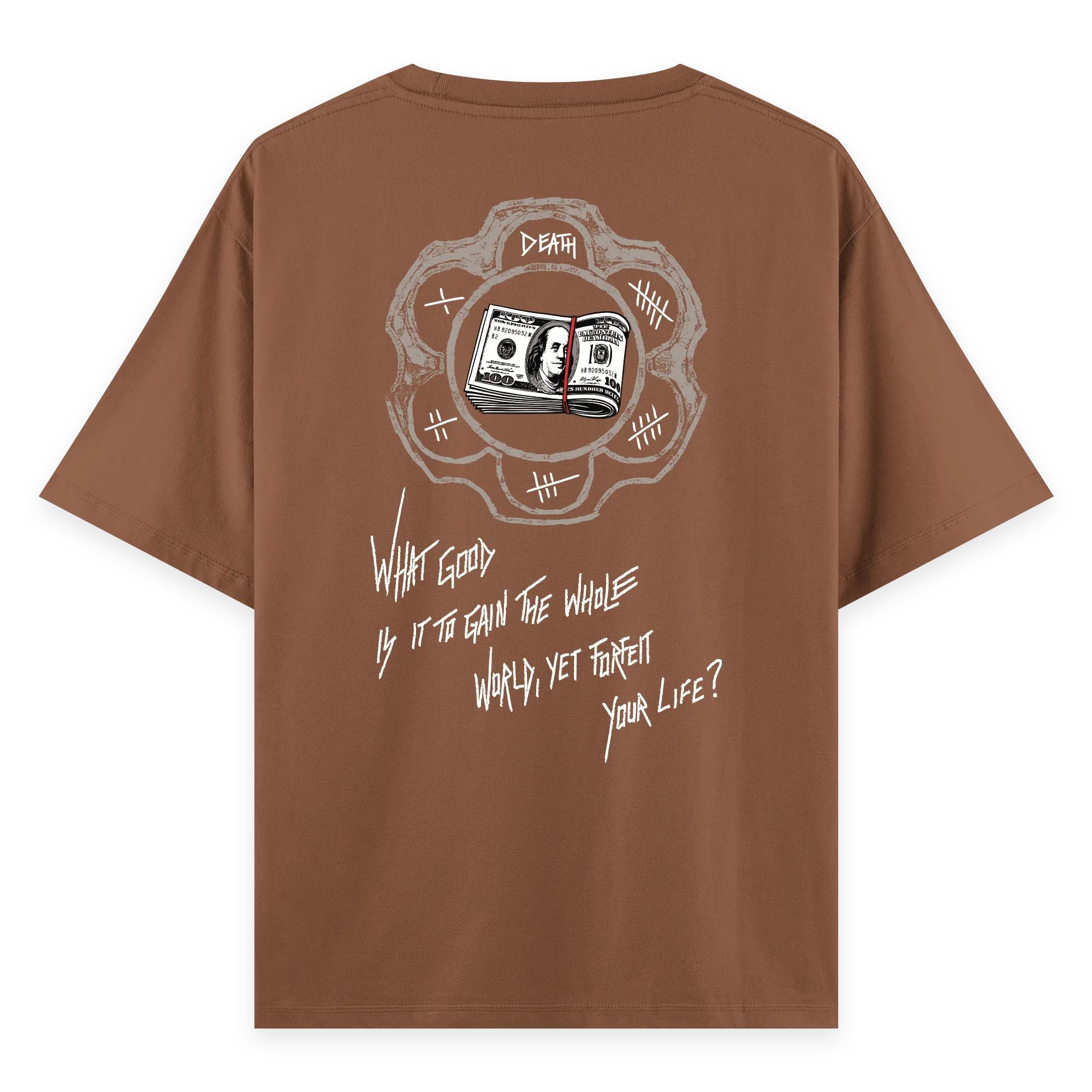 Greed - Oversize Bol Kalıp T-shirt