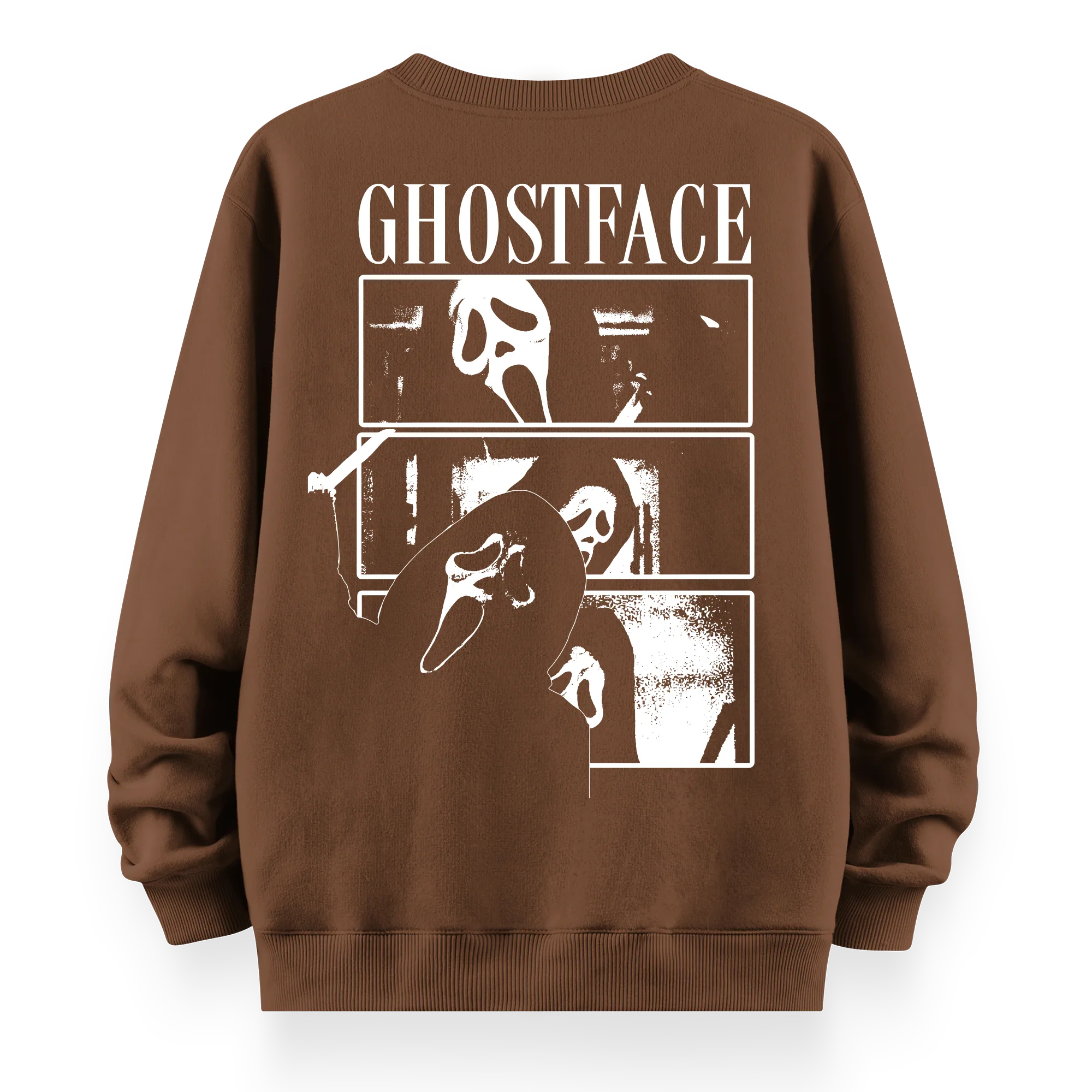 Ghost Face - Oversize Bol Kalıp Sweatshirt