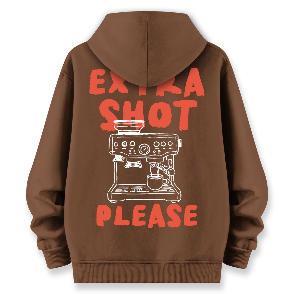 Extra Shot - Oversize Bol Kalıp Hoodie