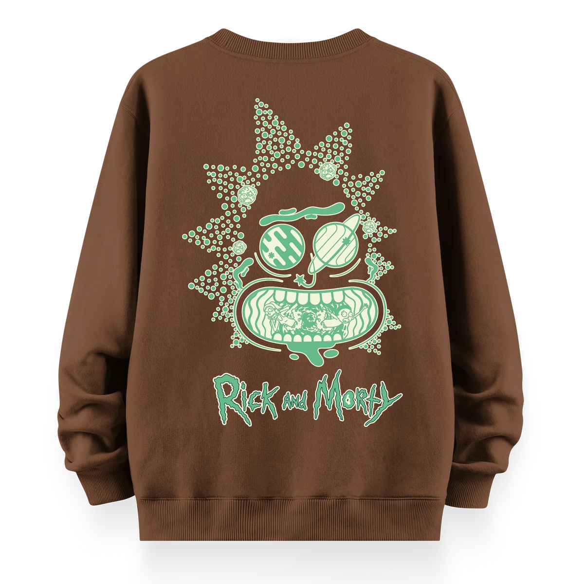 Toxic Rick - Oversize Bol Kalıp Sweatshirt