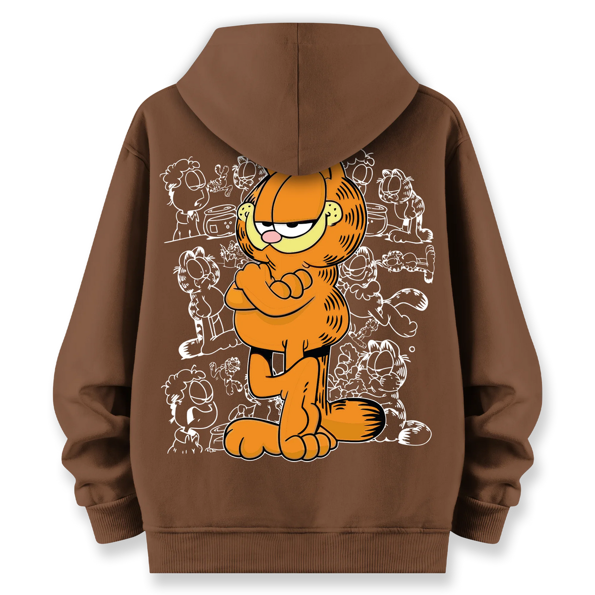 Garfield - Oversize Bol Kalıp Hoodie