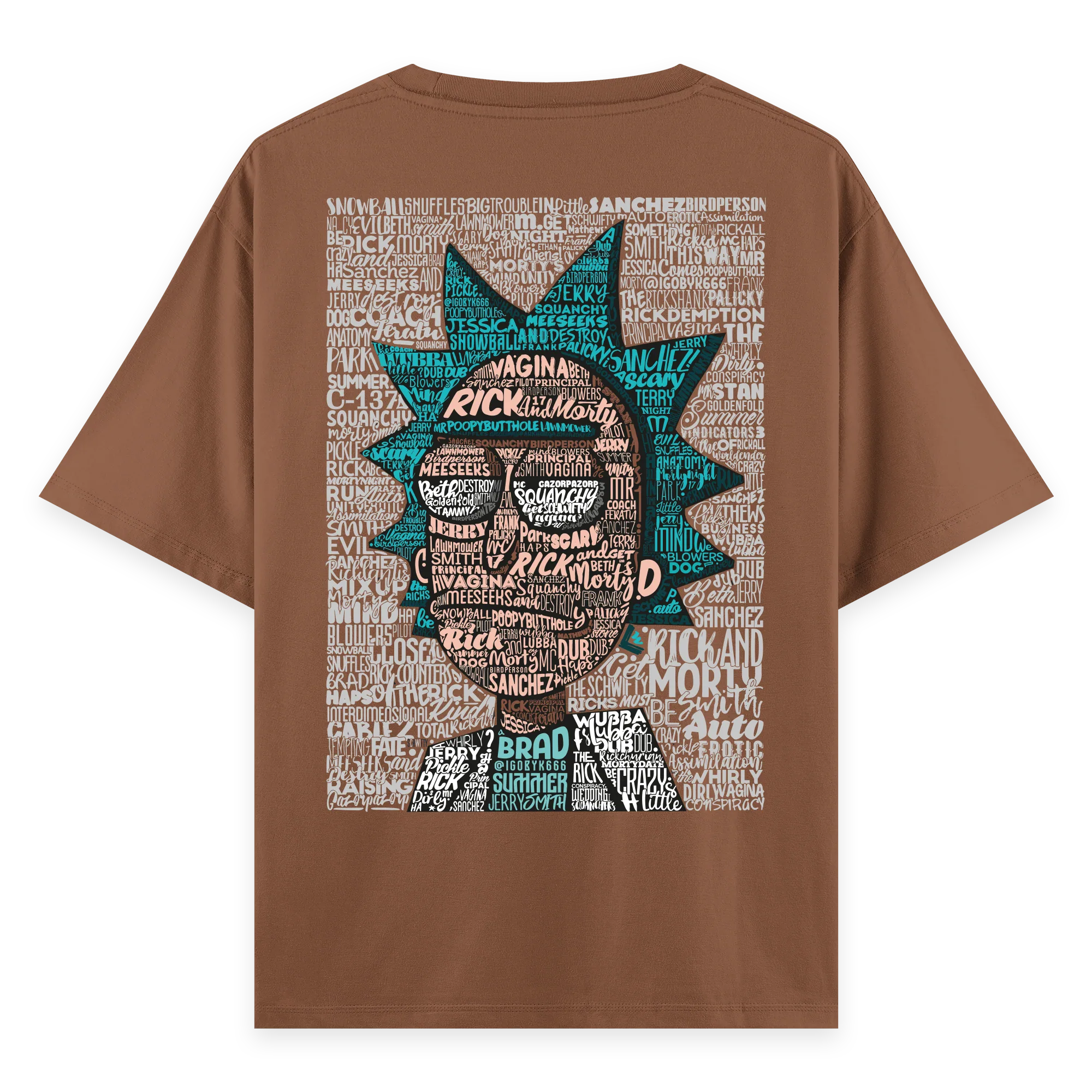 Rick's World - Oversize Bol Kalıp T-shirt