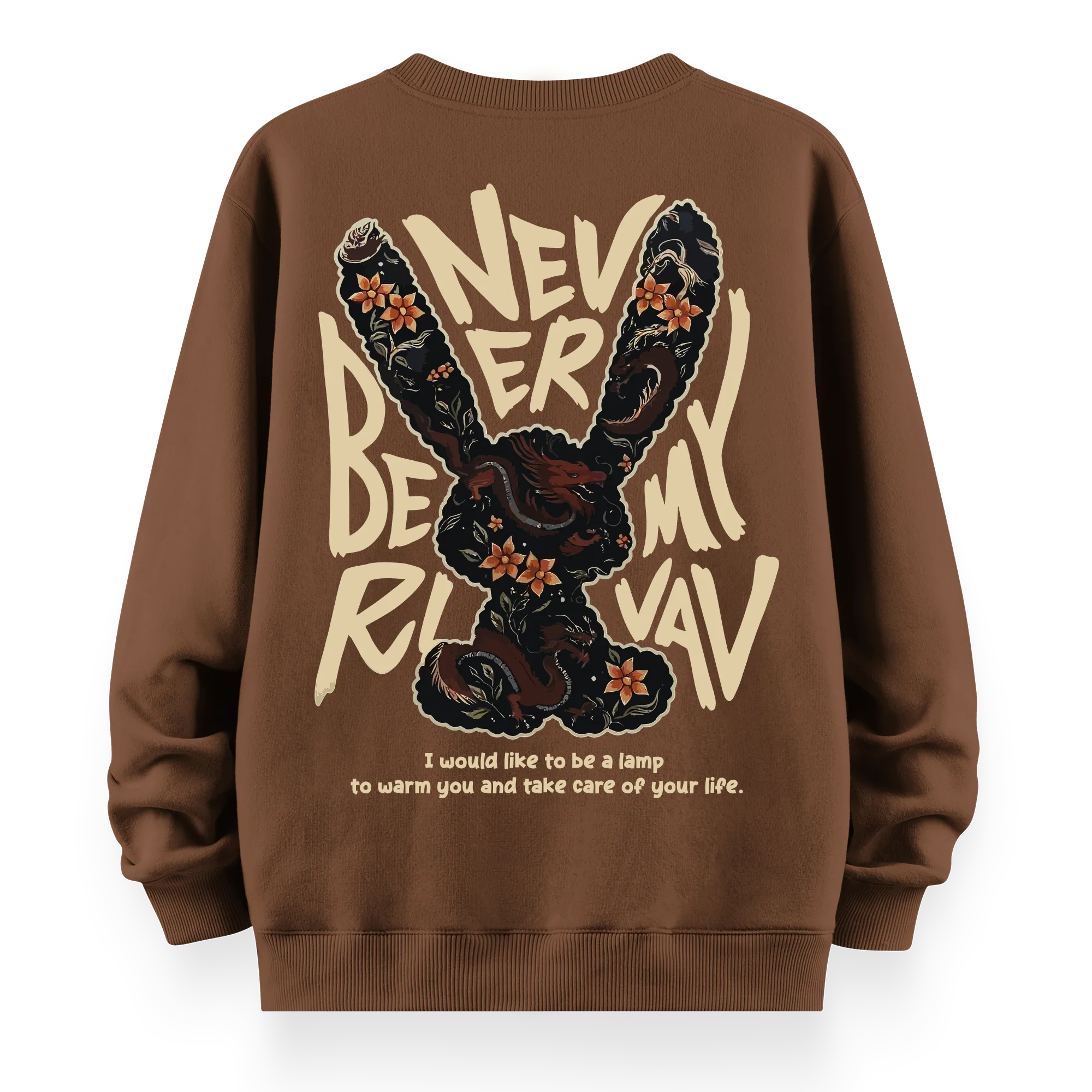 Rabbit - Oversize Bol Kalıp Sweatshirt