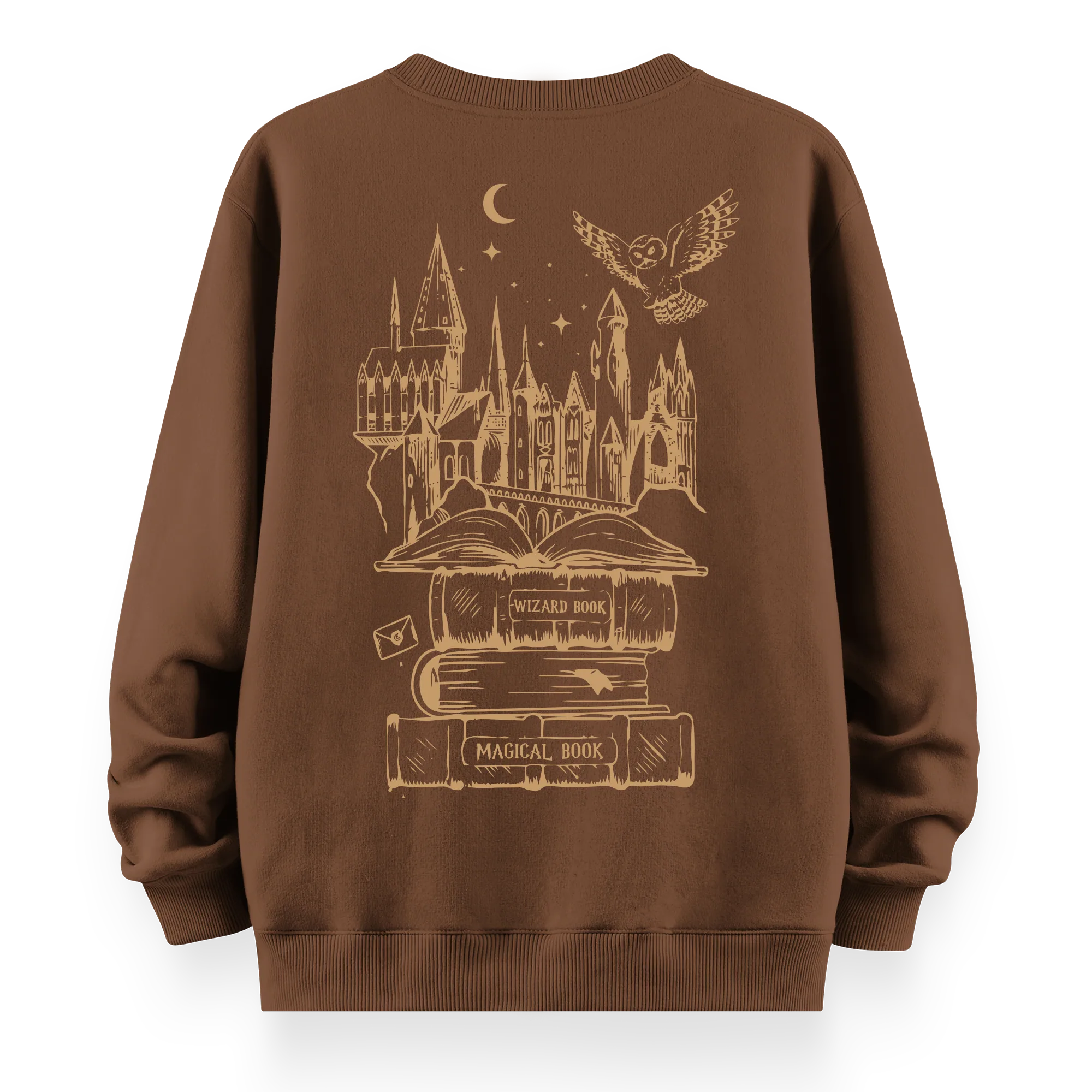 Hogwarts- Oversize Bol Kalıp Sweatshirt