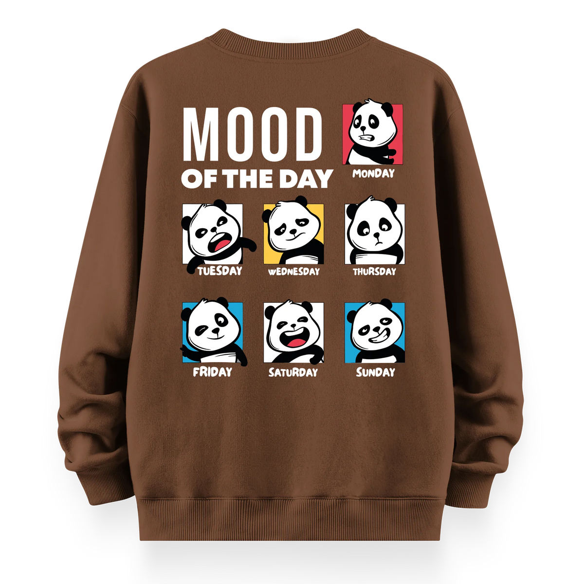 Mood Of The Day - Oversize Bol Kalıp Sweatshirt