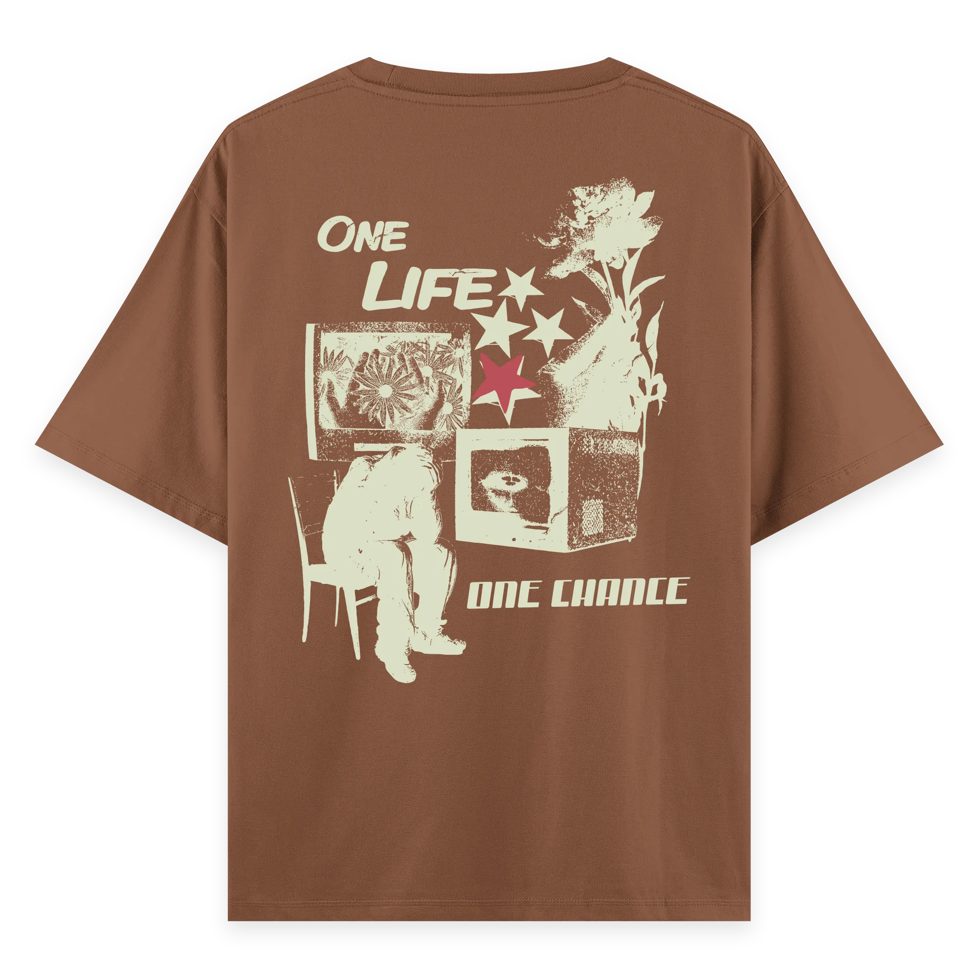 One Chance - Oversize Bol Kalıp T-shirt