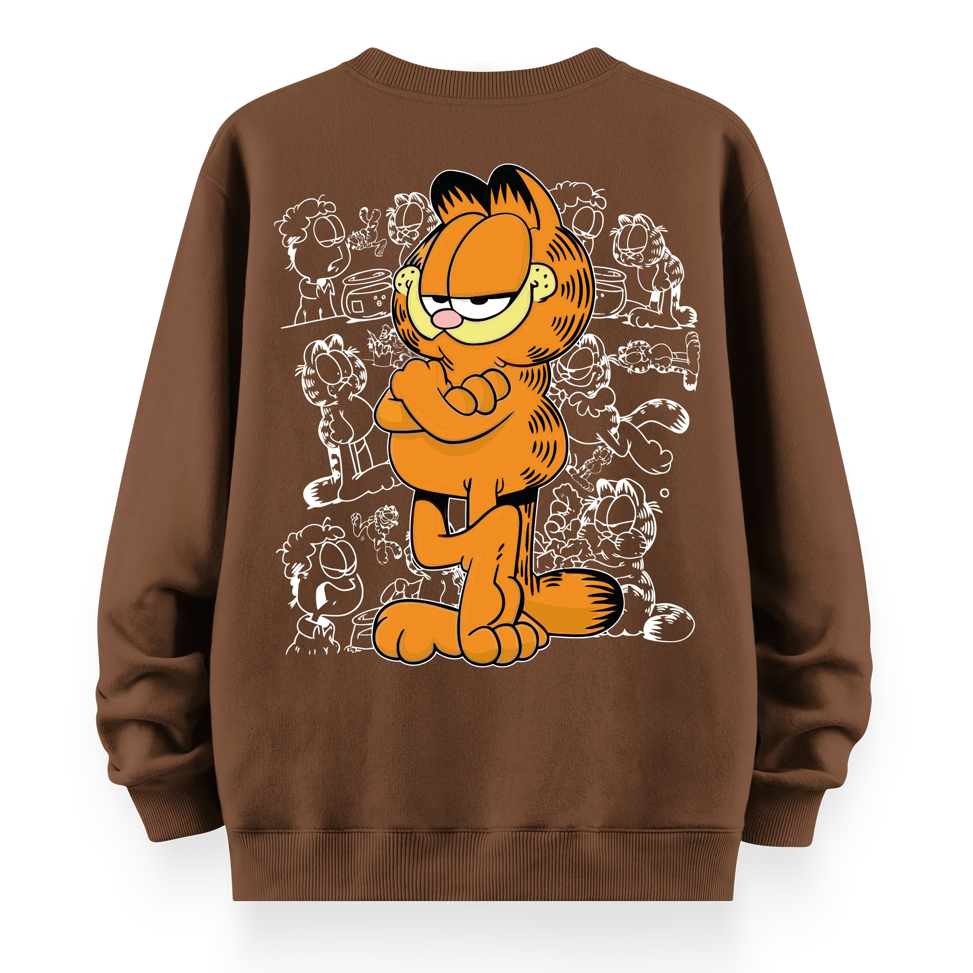 Garfield - Oversize Bol Kalıp Sweatshirt
