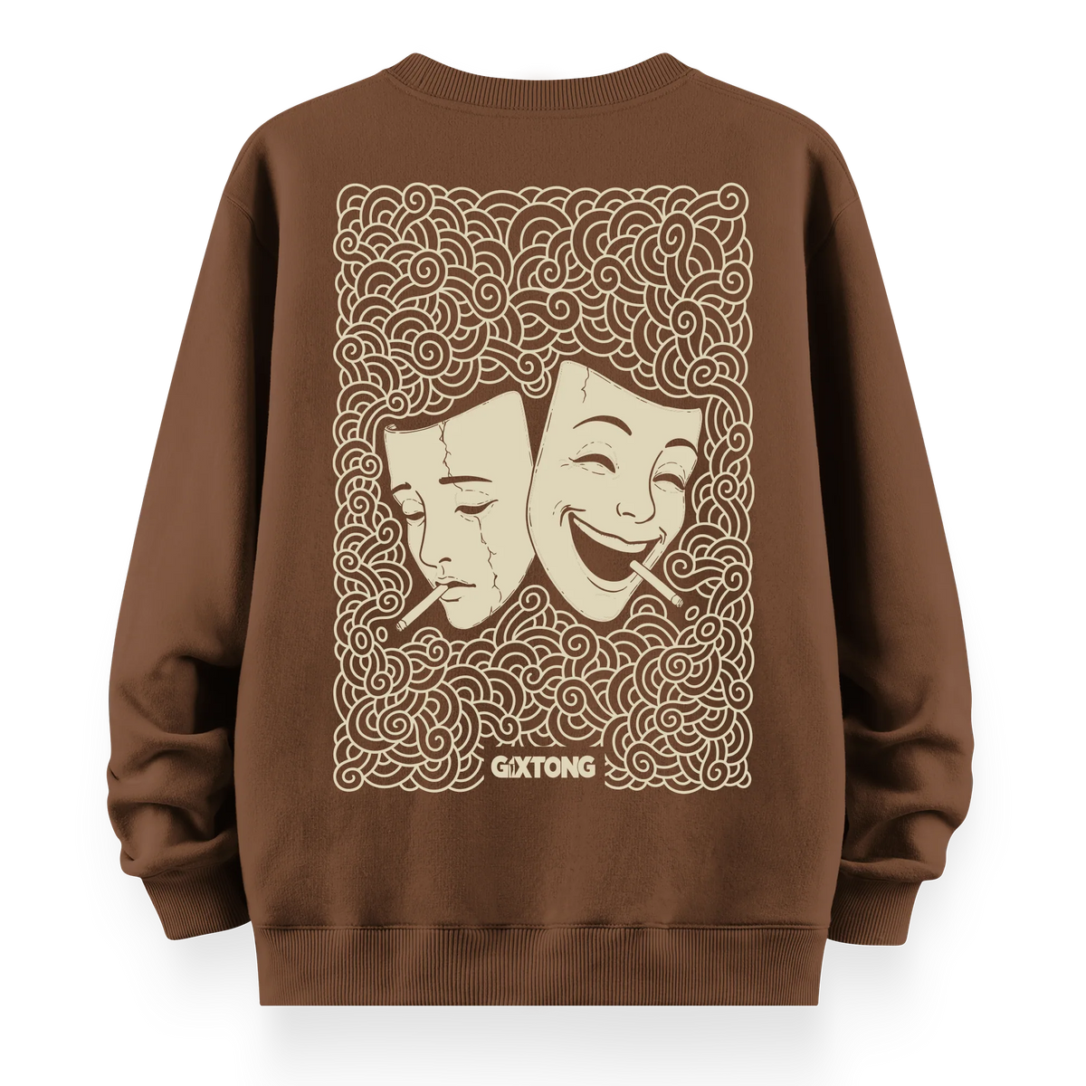 Mask II - Oversize Bol Kalıp Sweatshirt