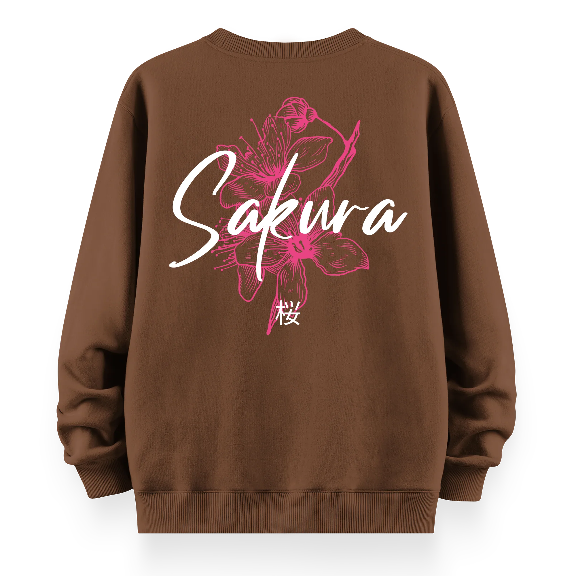 Sakura - Oversize Bol Kalıp Sweatshirt