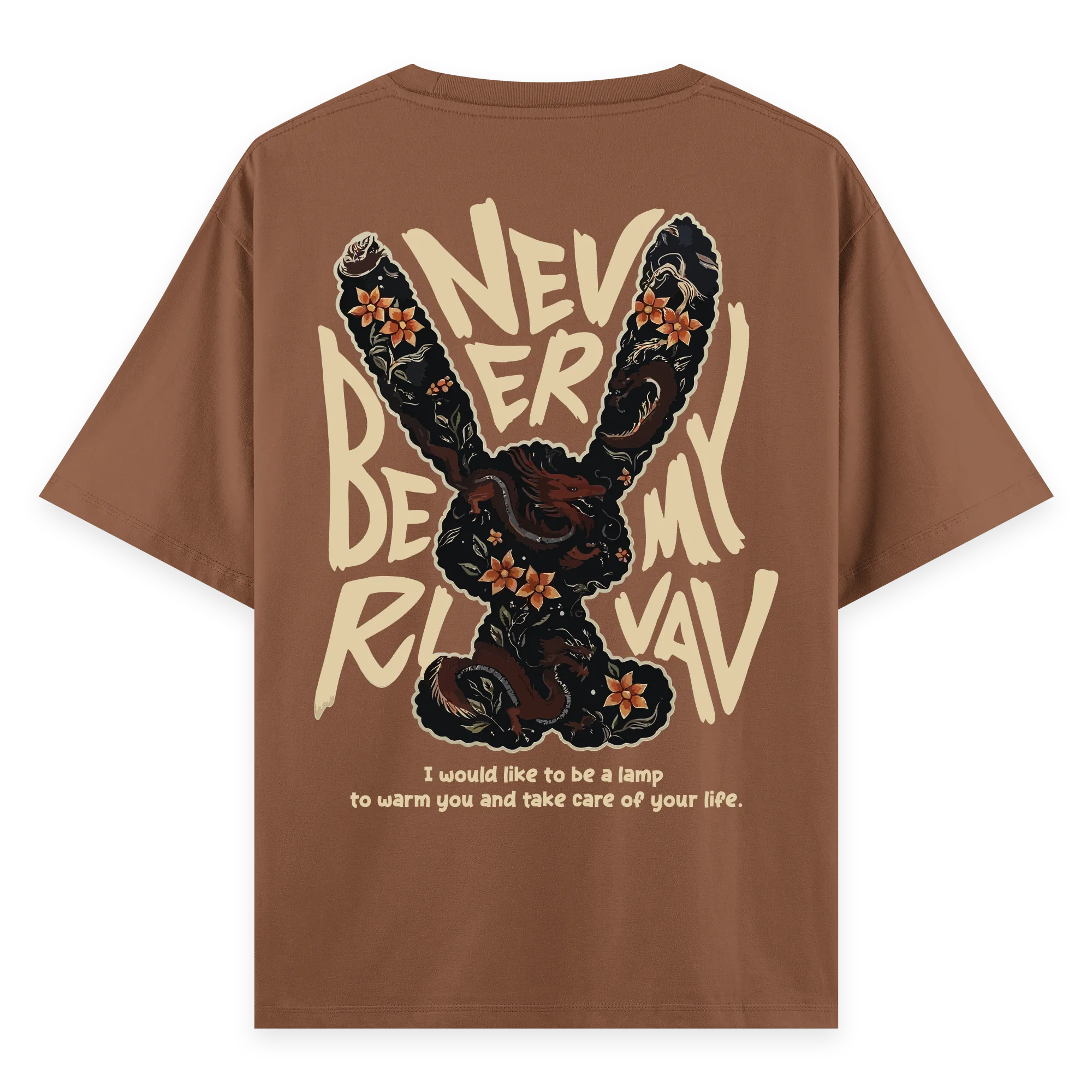 Rabbit - Oversize Bol Kalıp T-shirt