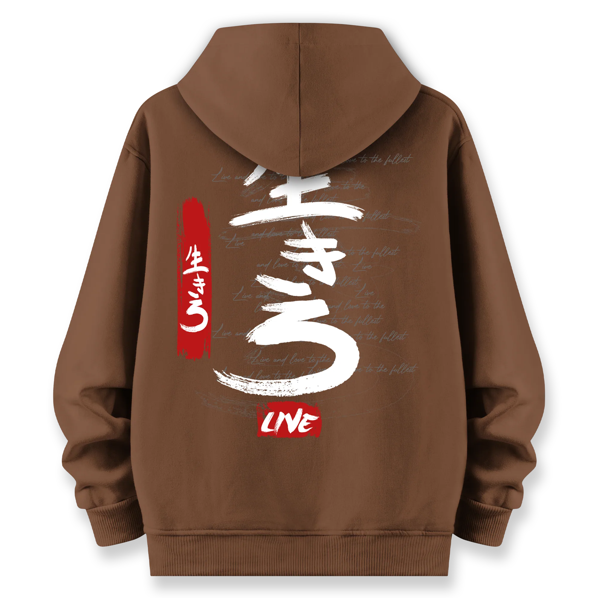 Live - Oversize Bol Kalıp Hoodie