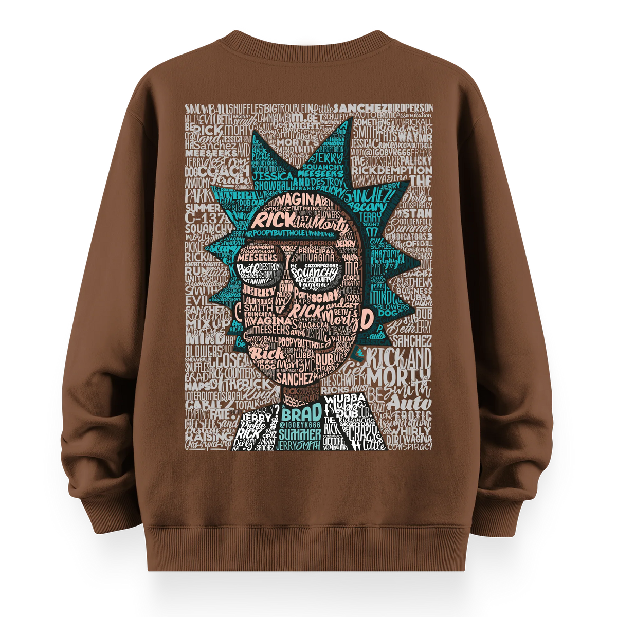 Rick's World - Oversize Bol Kalıp Sweatshirt