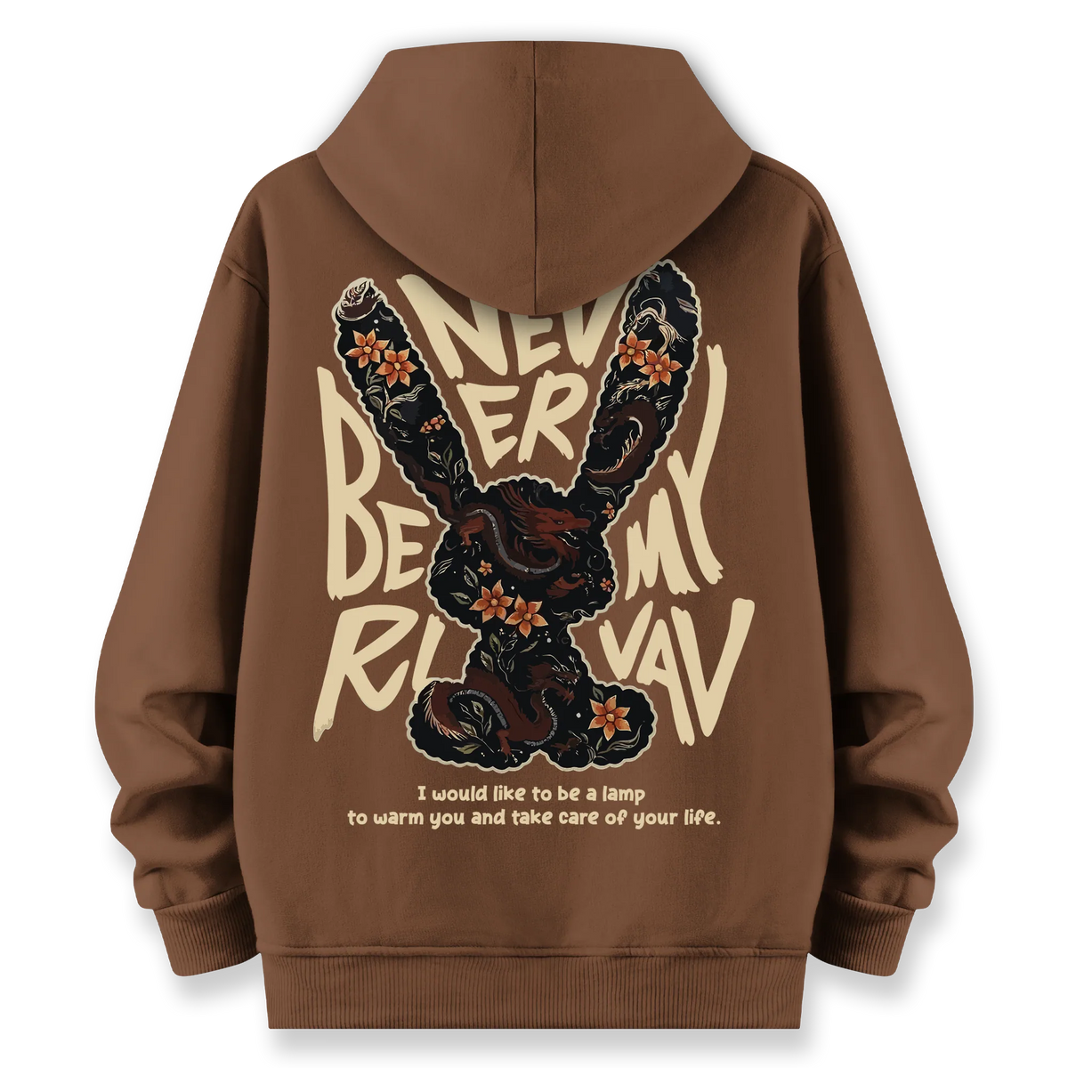 Rabbit - Oversize Bol Kalıp Hoodie