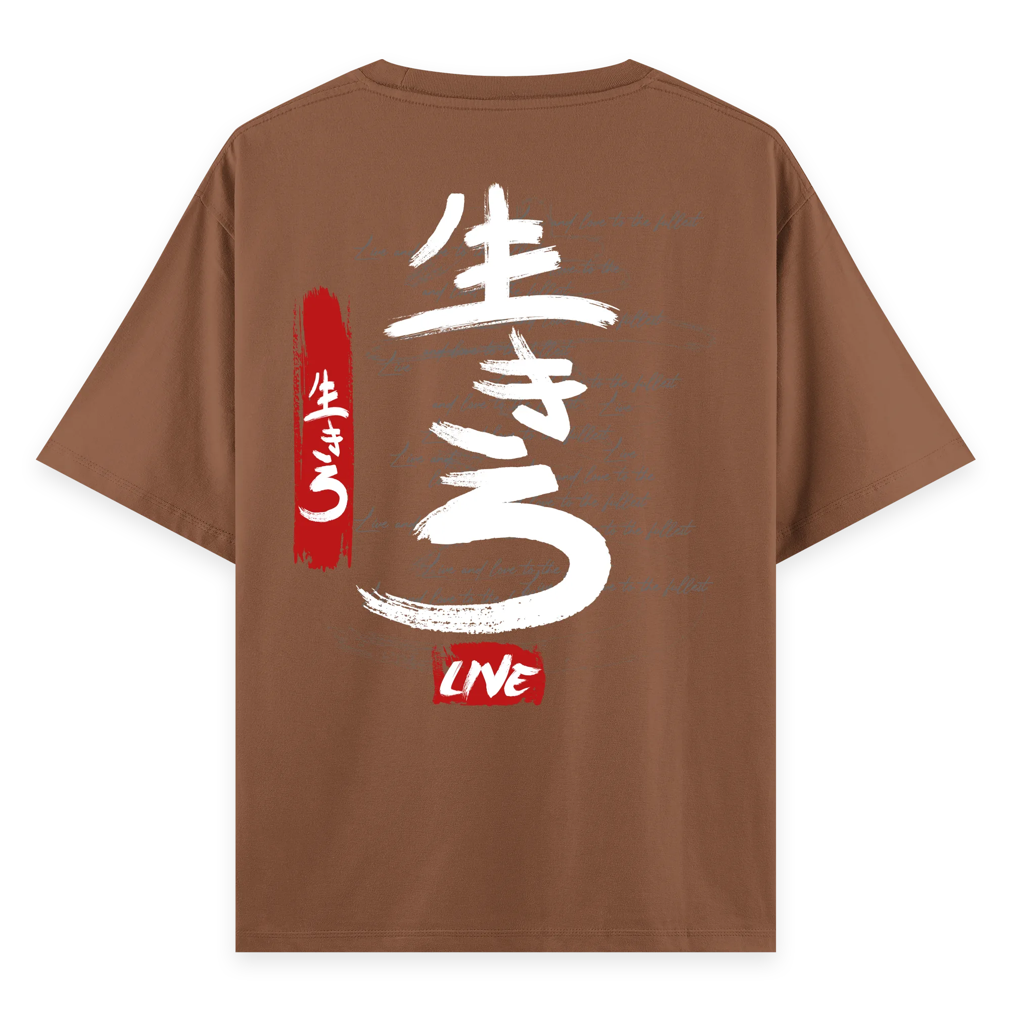 Live - Oversize Bol Kalıp T-shirt