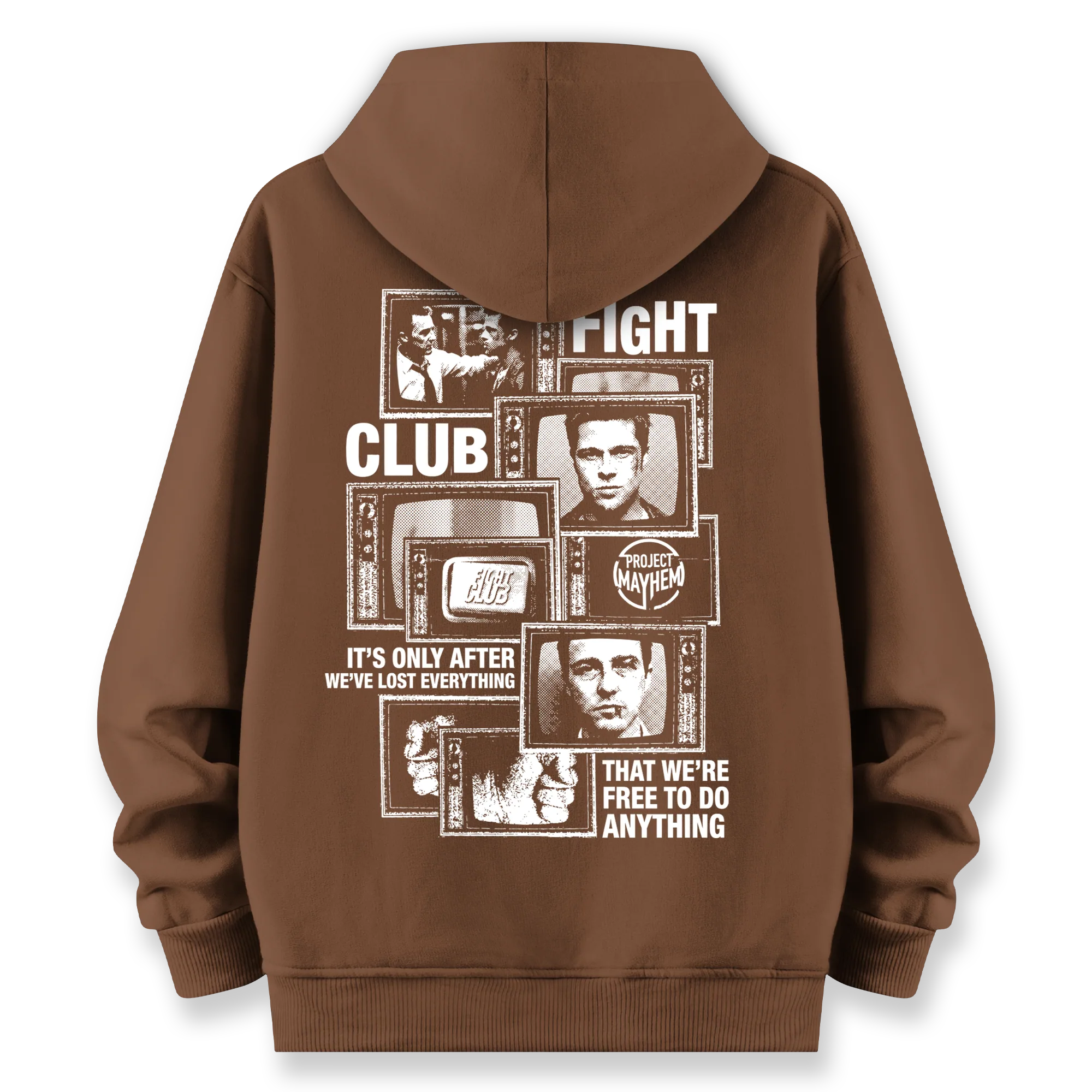 Fight Club - Oversize Bol Kalıp Hoodie