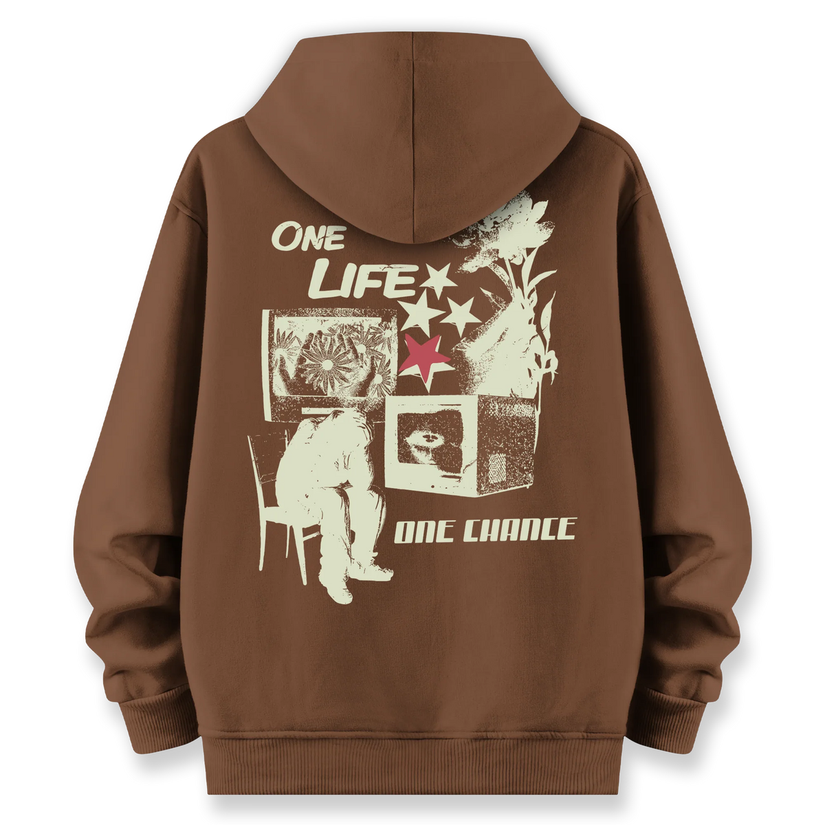 One Chance - Oversize Bol Kalıp Hoodie