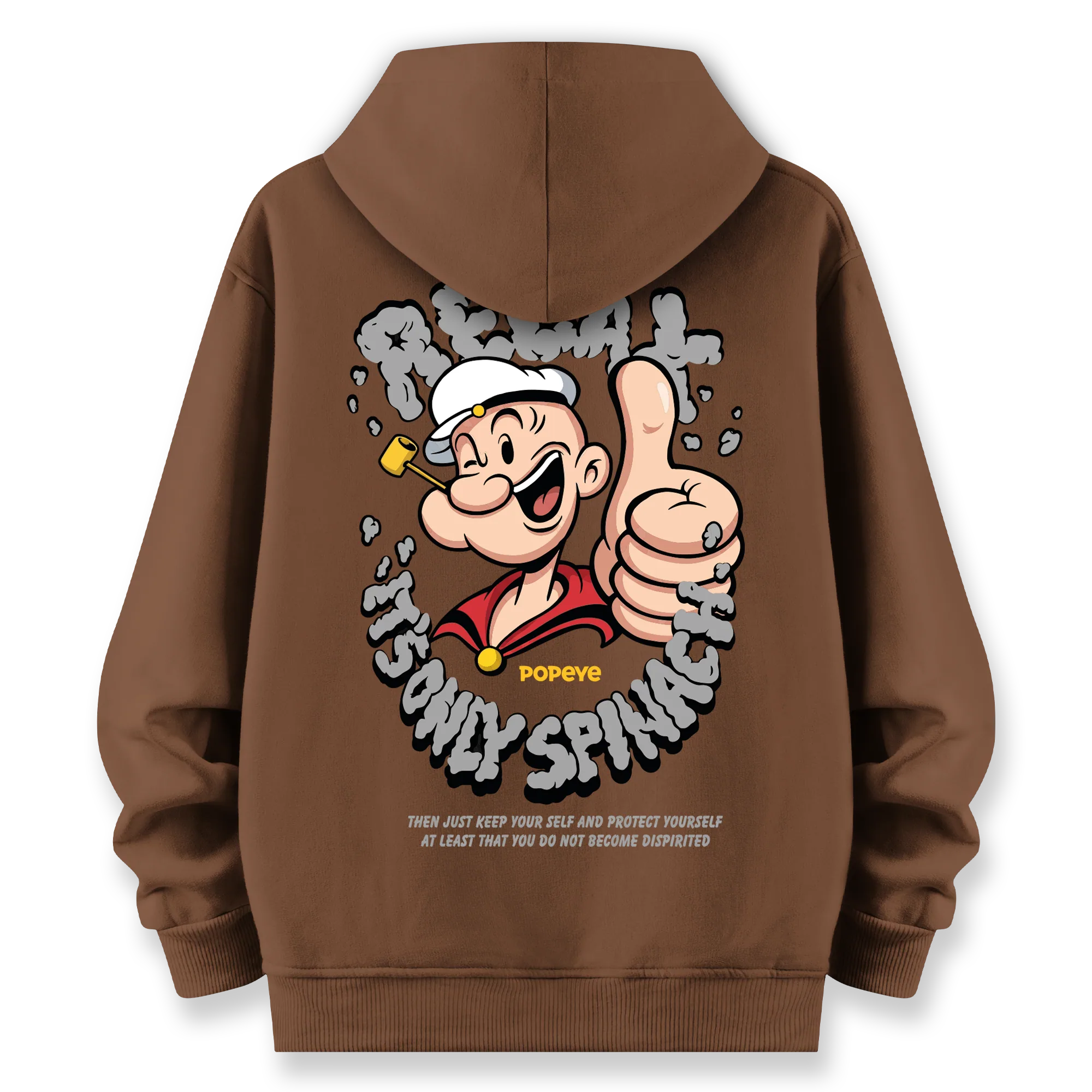 Popeye - Oversize Bol Kalıp Hoodie