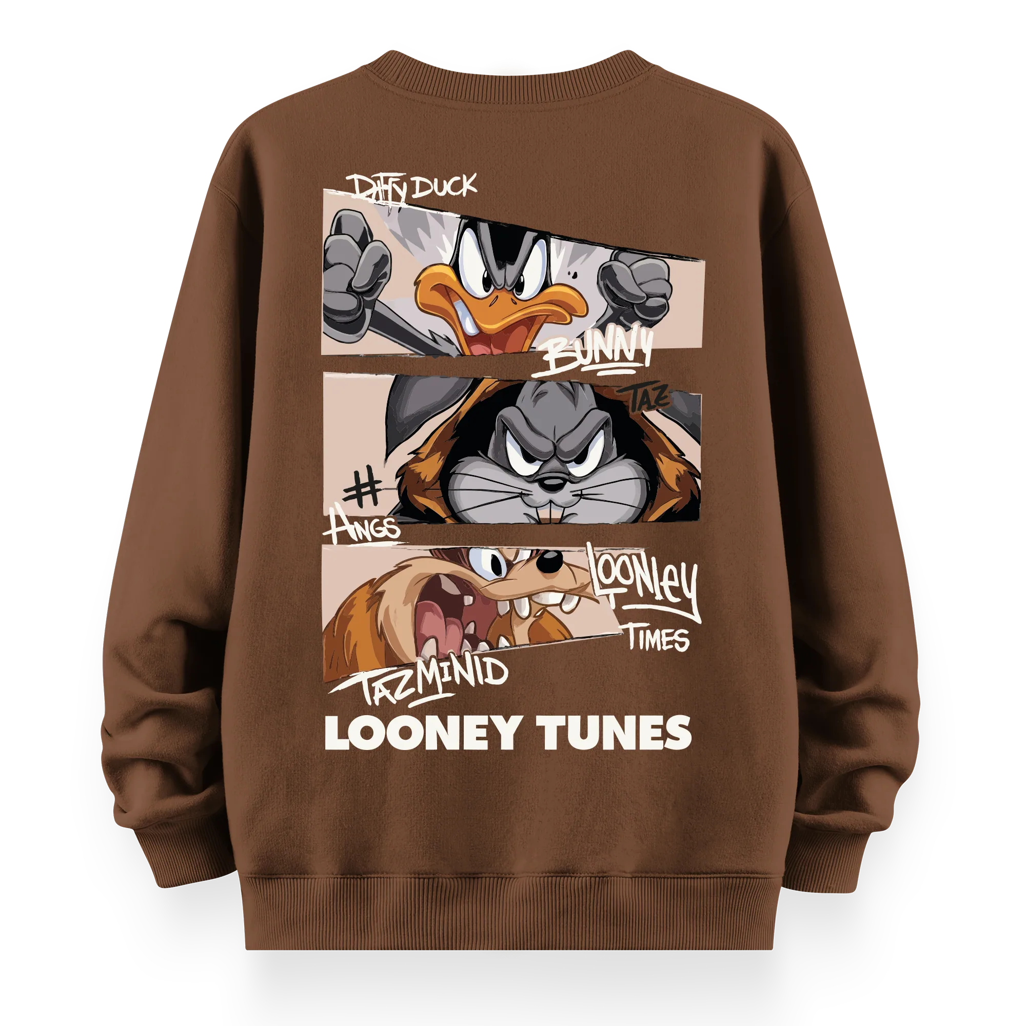 Looney Tunes - Oversize Bol Kalıp Sweatshirt