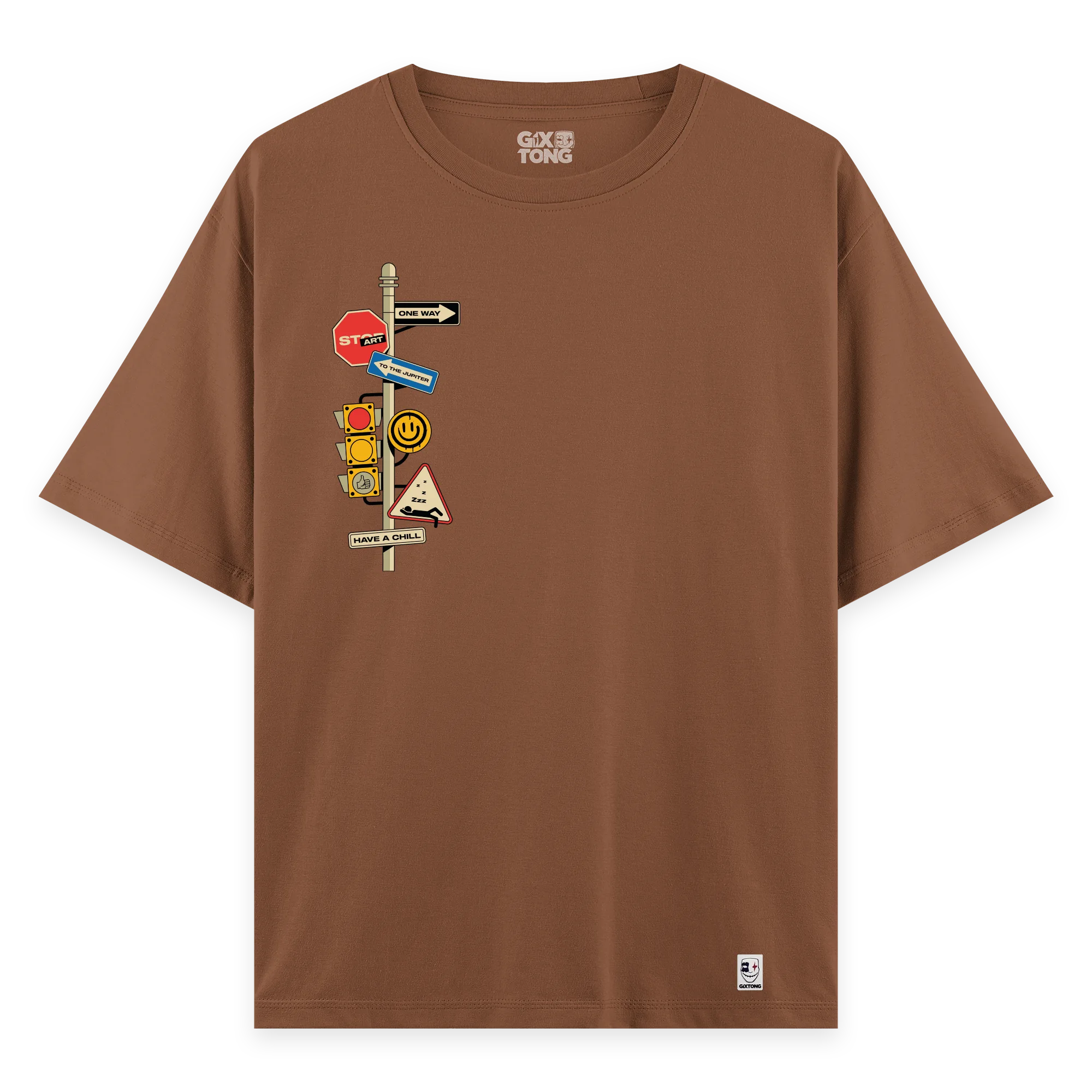 One Way - Oversize Bol Kalıp T-shirt