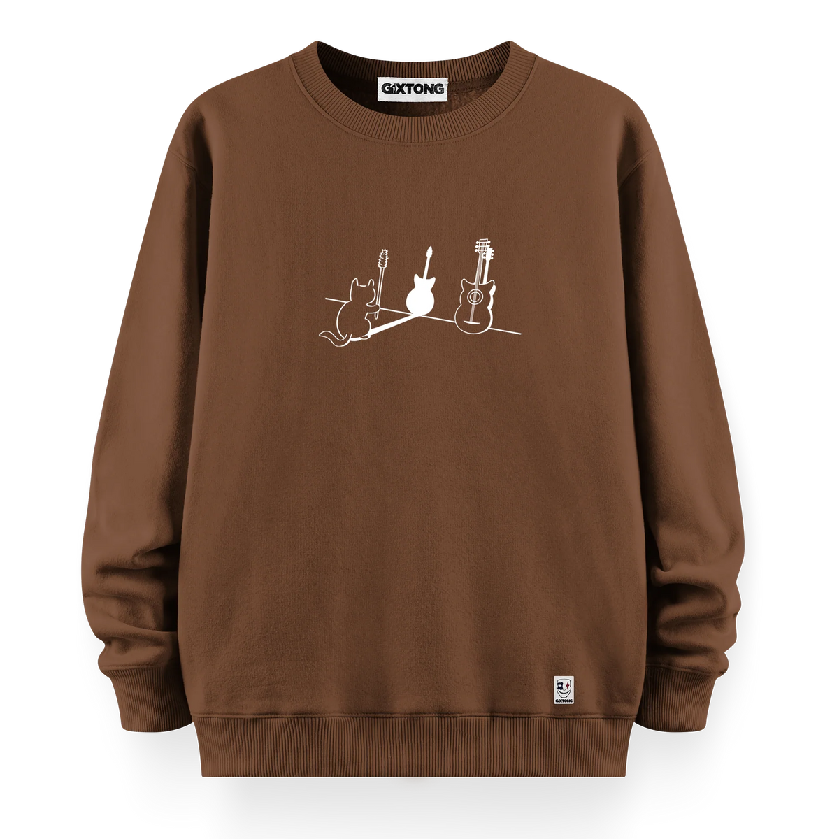 Guitar - Oversize Bol Kalıp Sweatshirt
