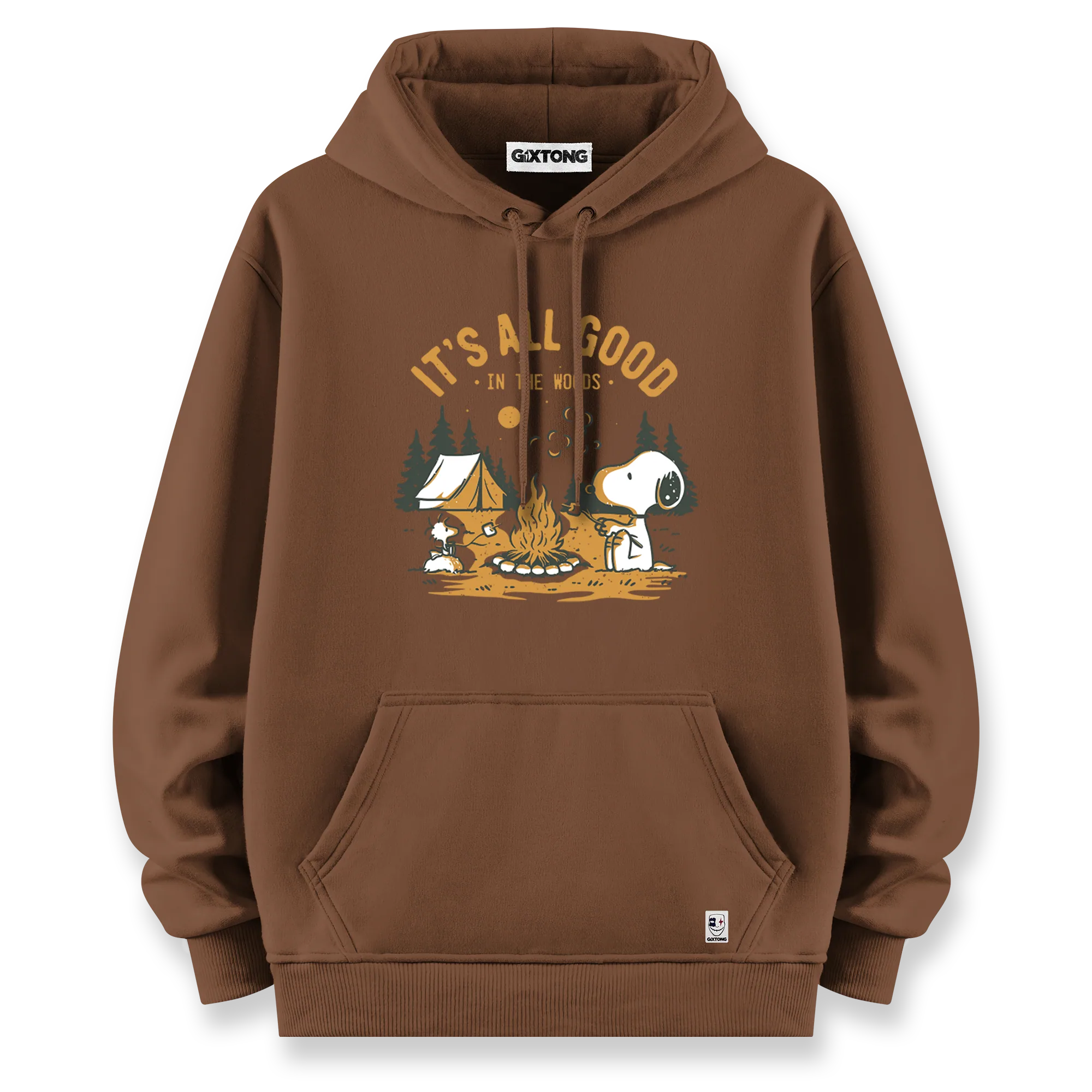 Camp Snoopy - Oversize Bol Kalıp Hoodie