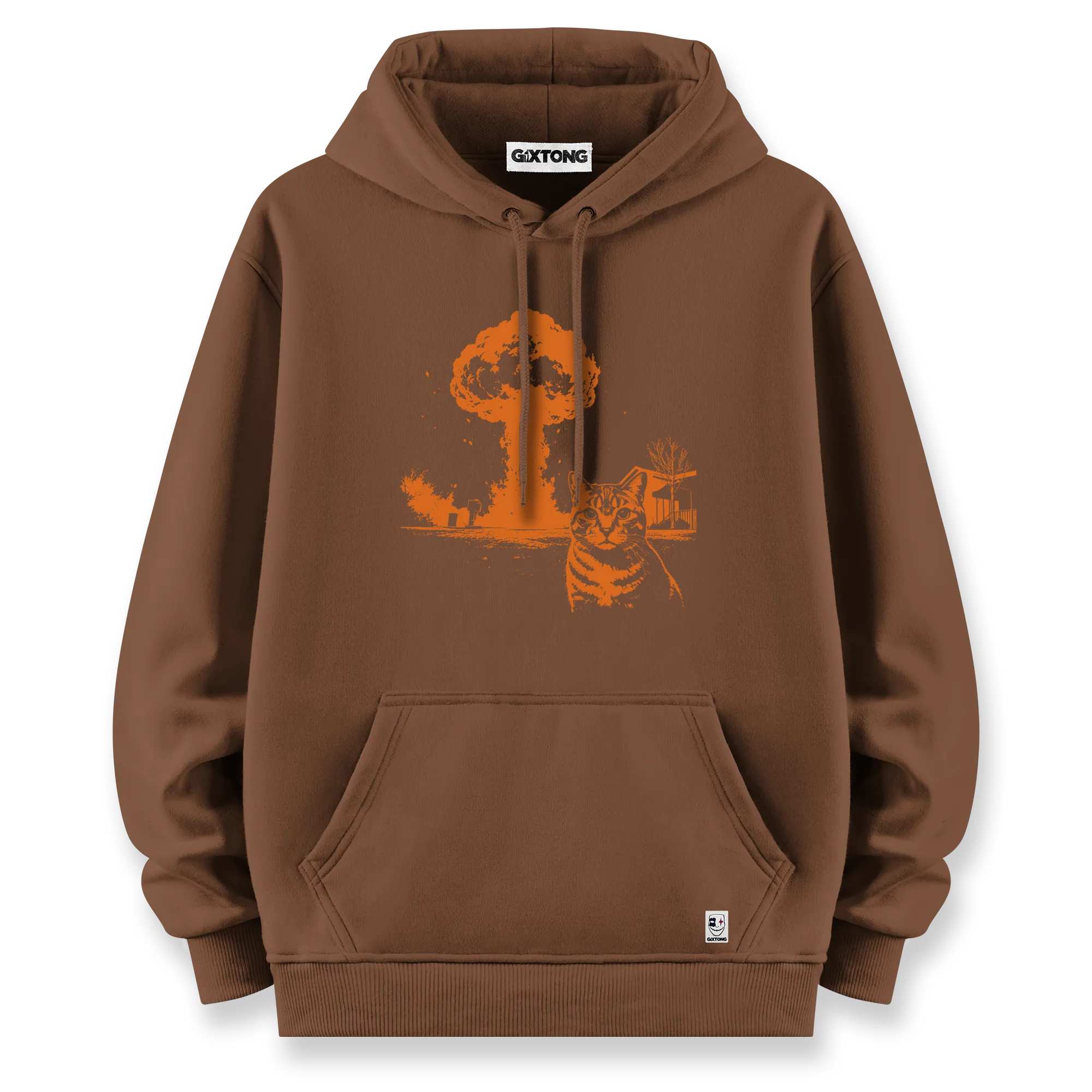 Cat Bomb - Oversize Bol Kalıp Hoodie