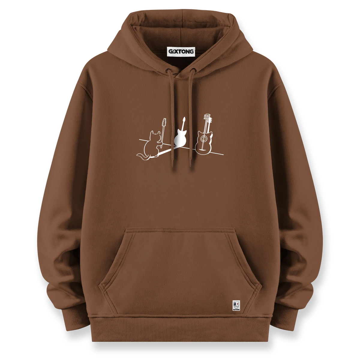 Guitar - Oversize Bol Kalıp Hoodie