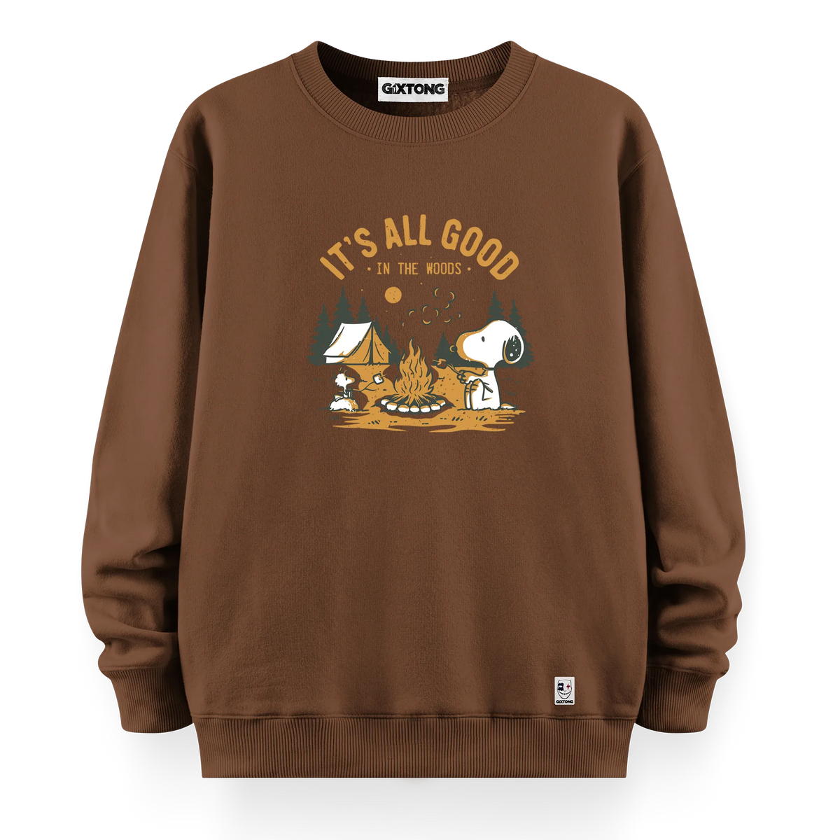 Camp Snoopy - Oversize Bol Kalıp Sweatshirt