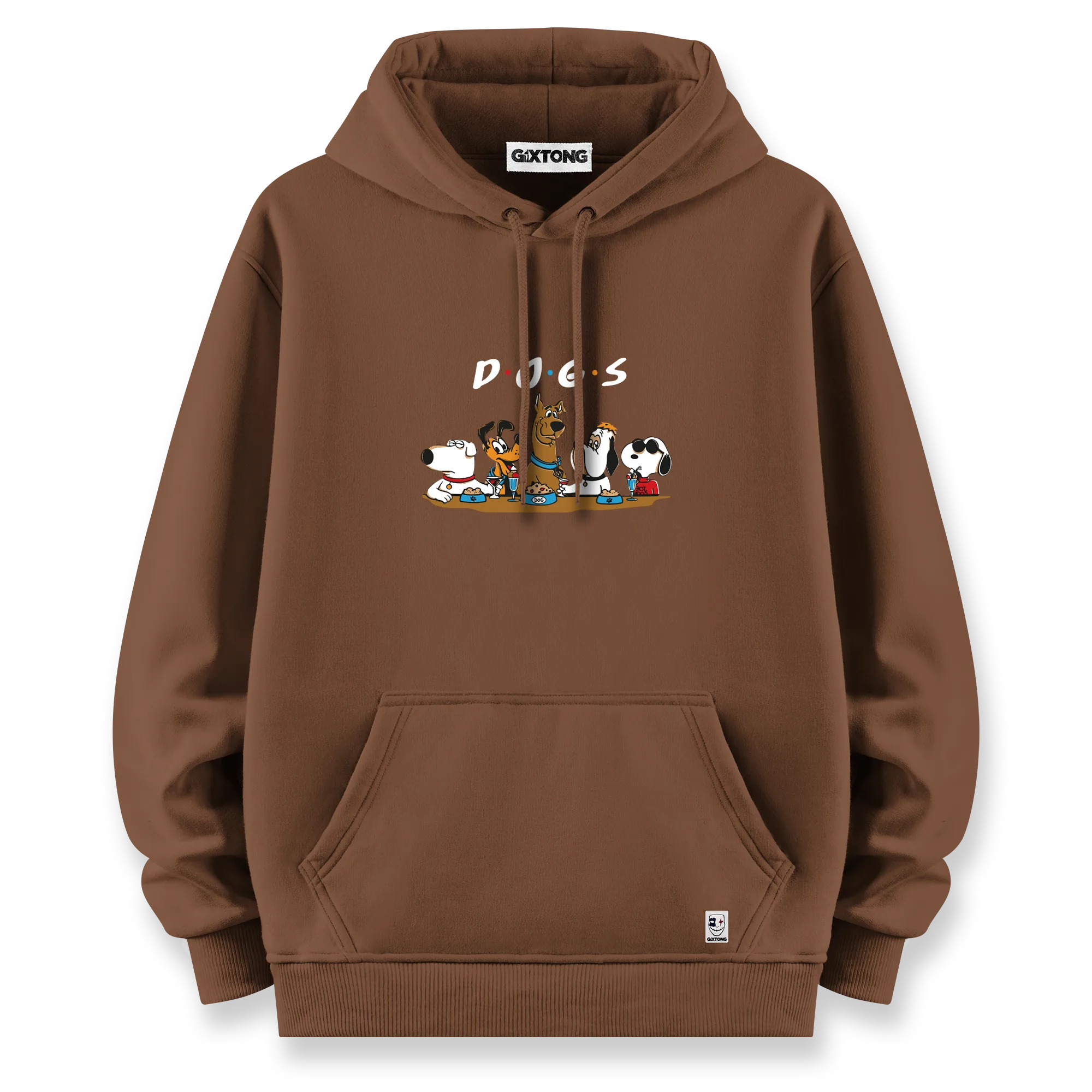 Dogs - Oversize Bol Kalıp Hoodie