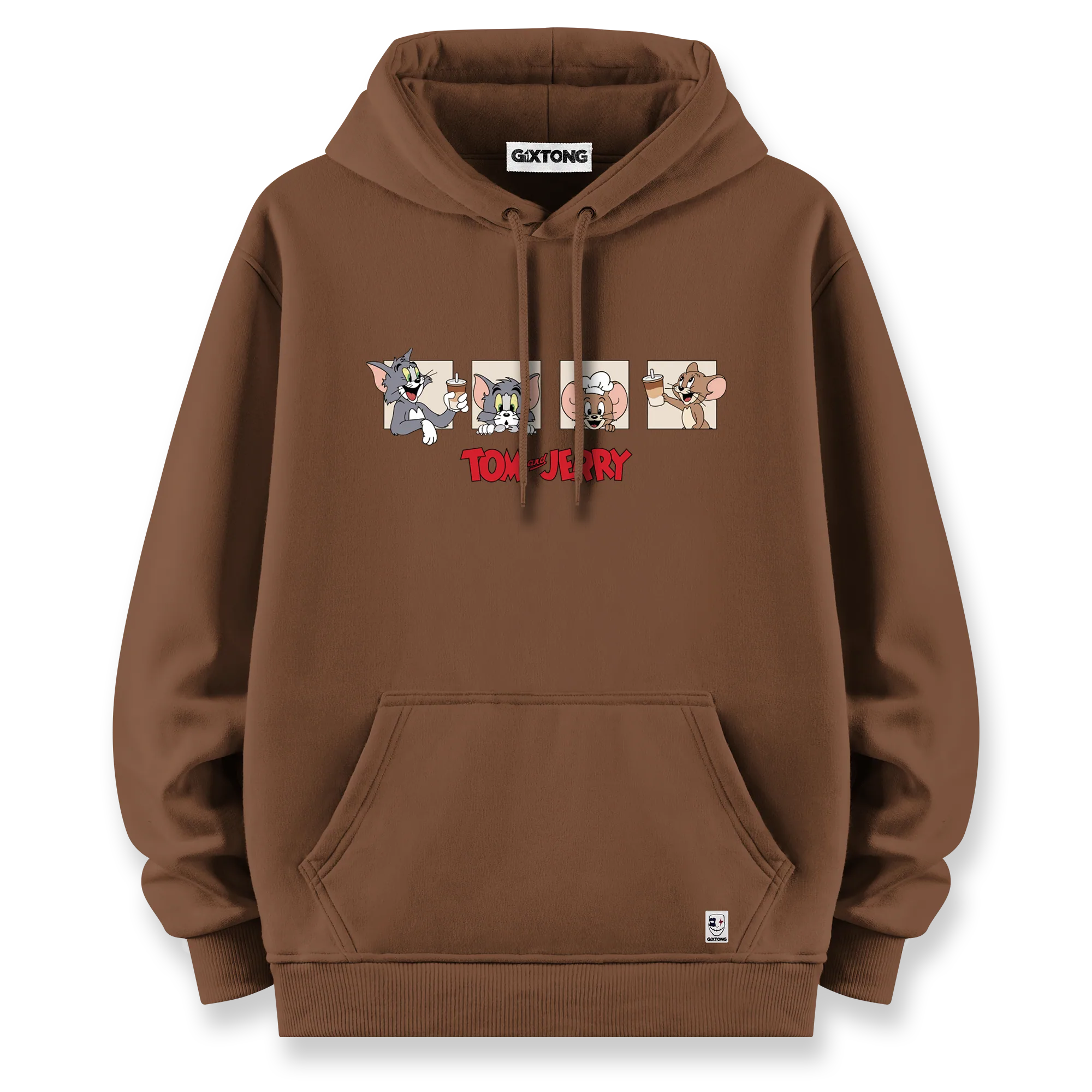 Tom And Jerry - Oversize Bol Kalıp Hoodie