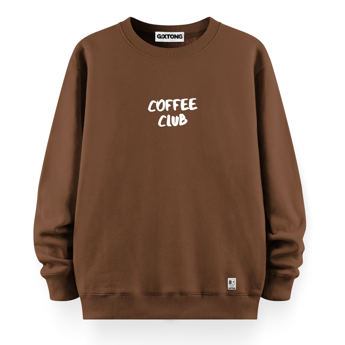 Coffee Club - Oversize Bol Kalıp Sweatshirt