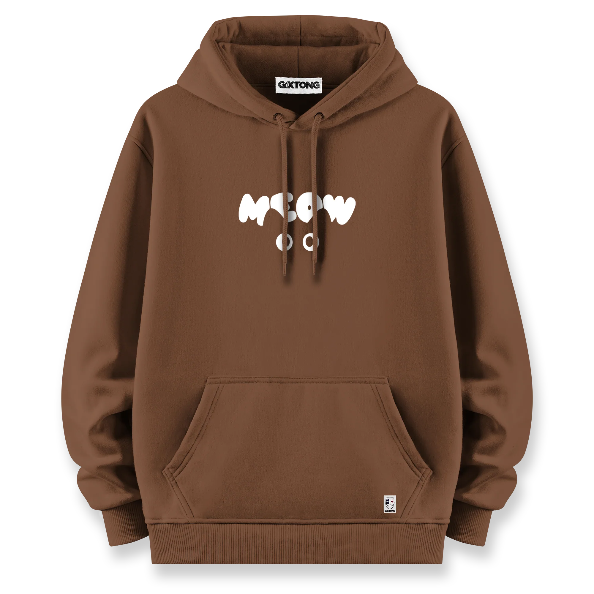 Meow - Oversize Bol Kalıp Hoodie