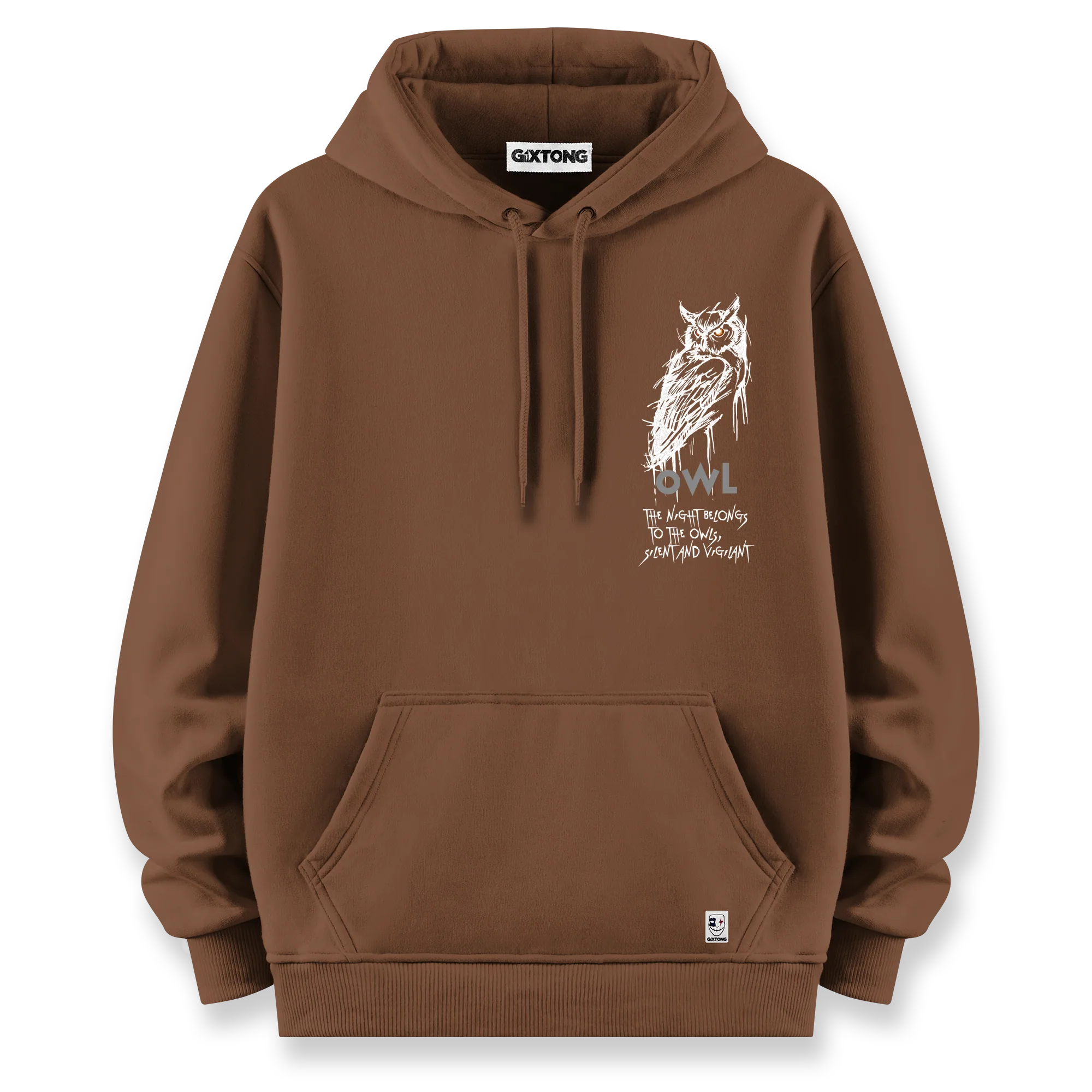 Night Owl - Oversize Bol Kalıp Hoodie
