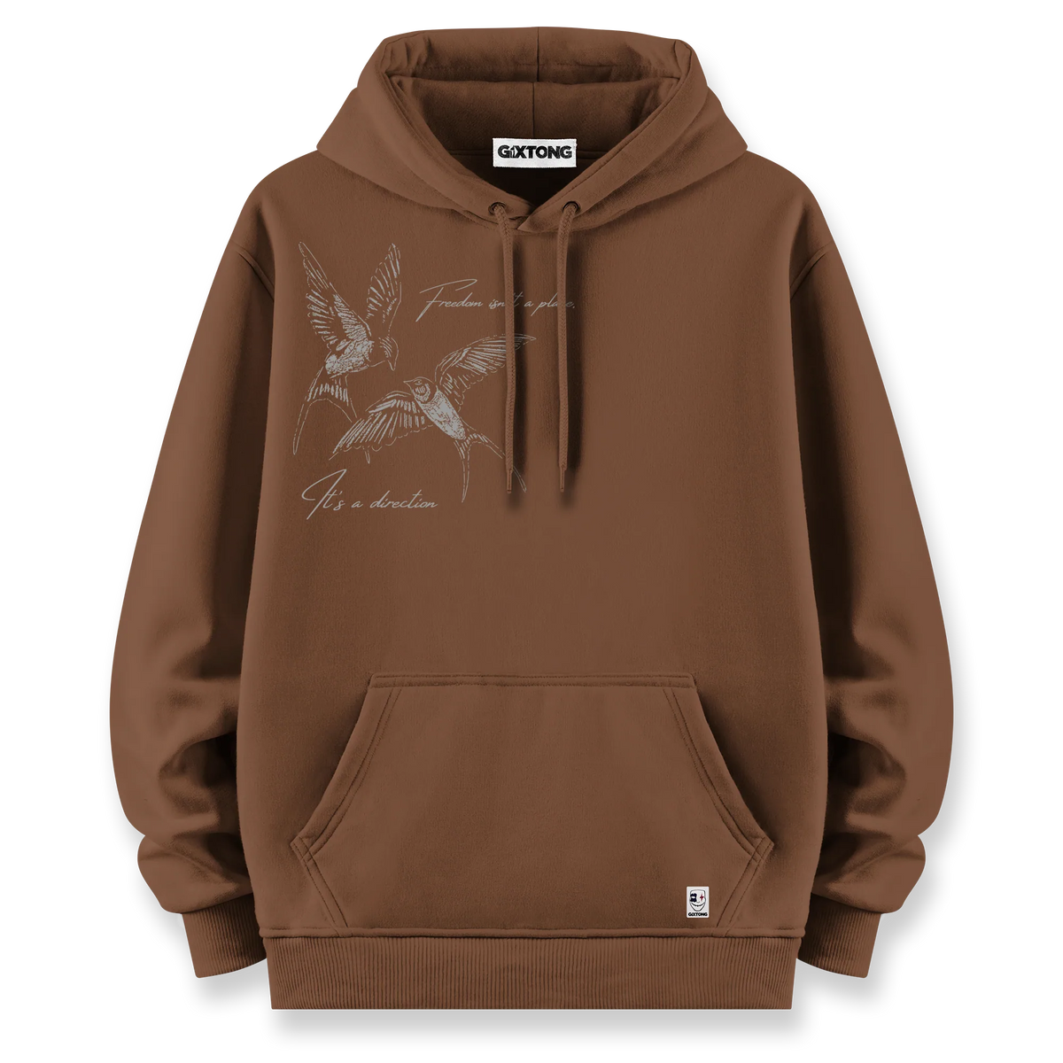 Birds - Oversize Bol Kalıp Hoodie