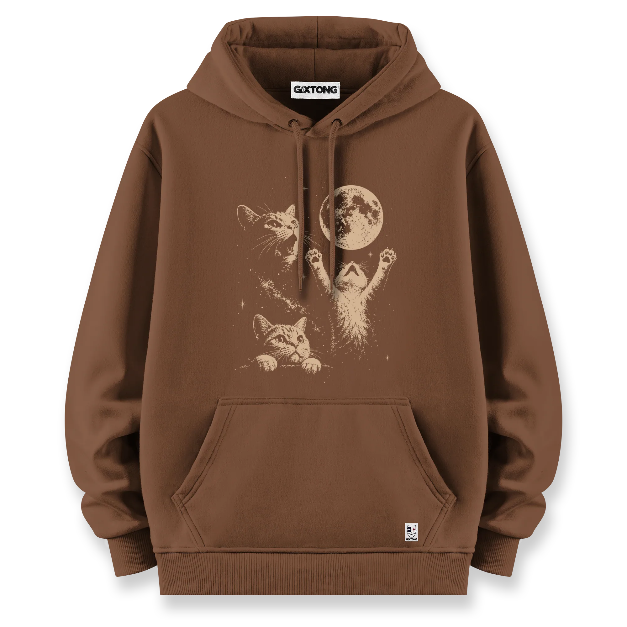 Catlight - Oversize Bol Kalıp Hoodie