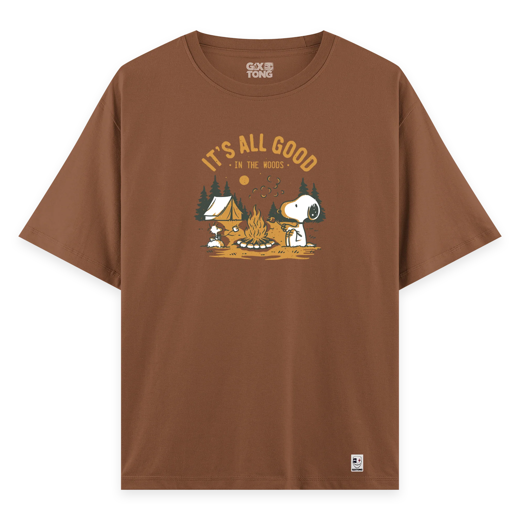 Camp Snoopy - Oversize Bol Kalıp T-shirt
