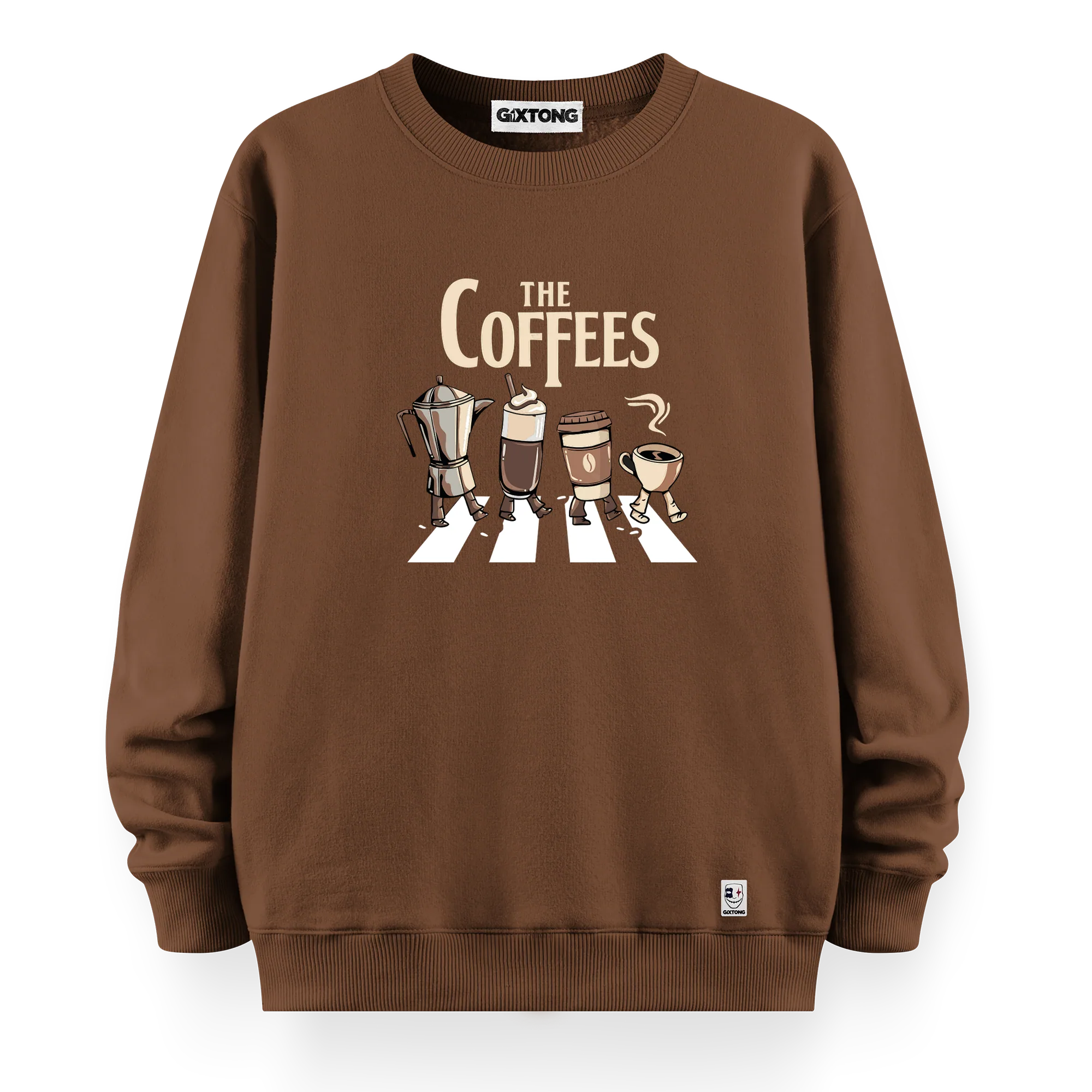 Coffee - Oversize Bol Kalıp Sweatshirt