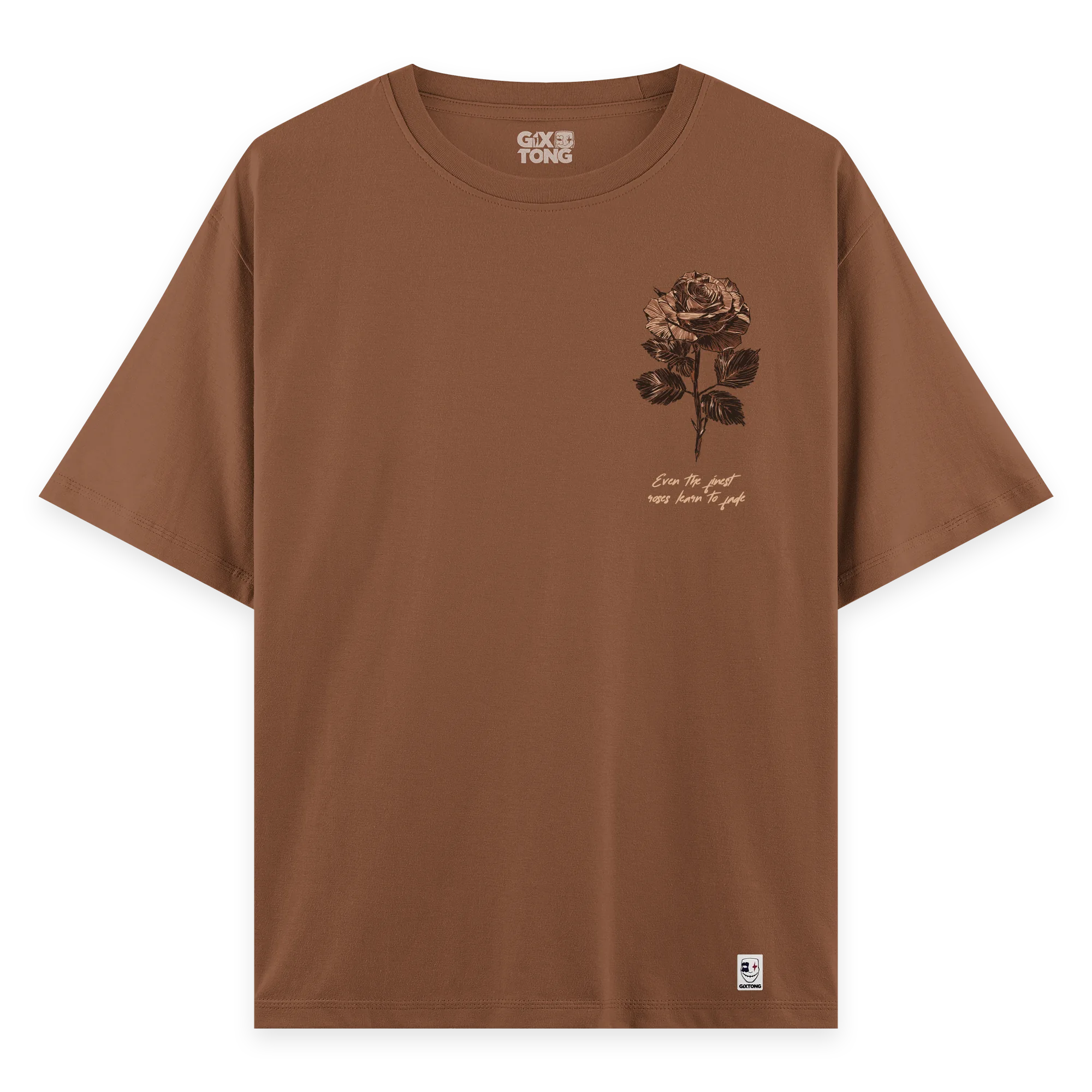 Rose - Oversize Bol Kalıp T-shirt