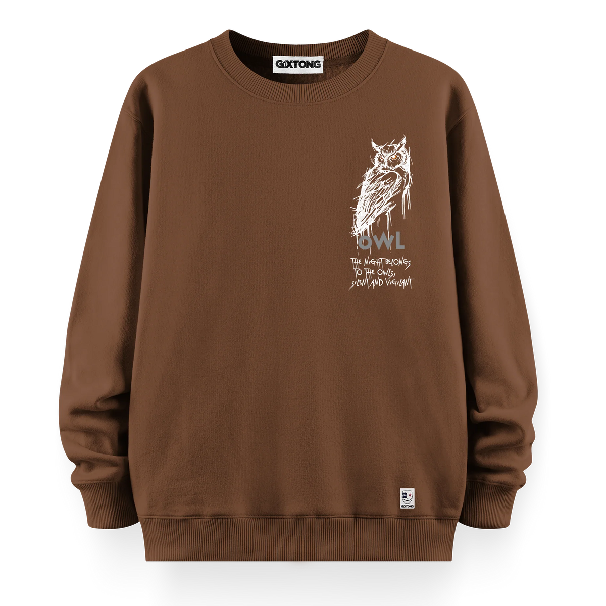 Night Owl - Oversize Bol Kalıp Sweatshirt