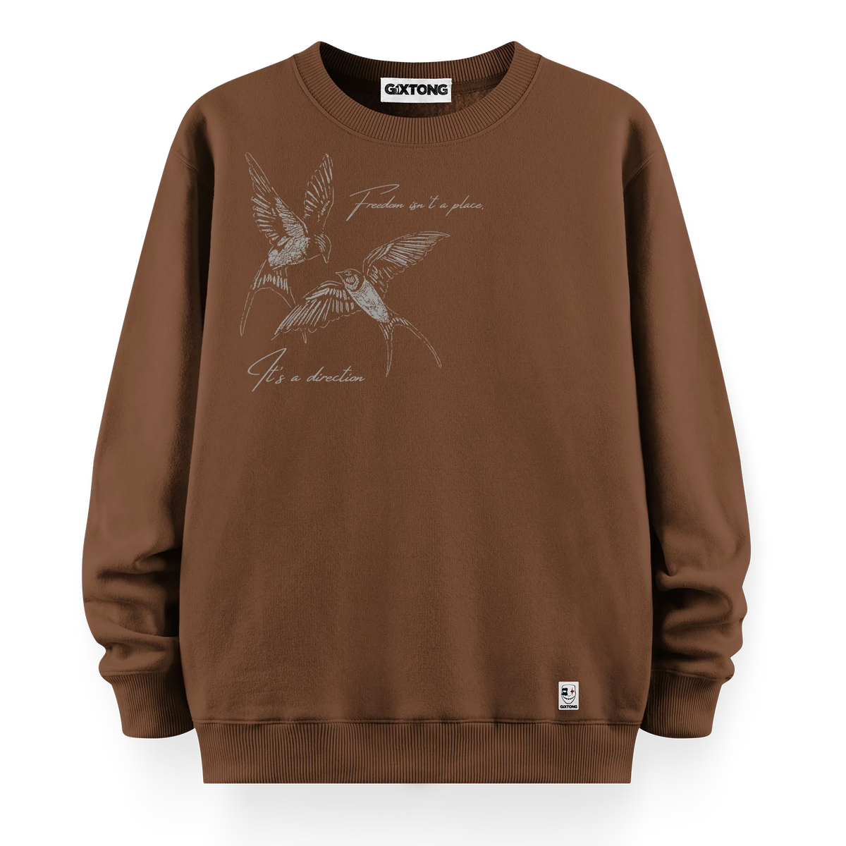 Birds - Oversize Bol Kalıp Sweatshirt
