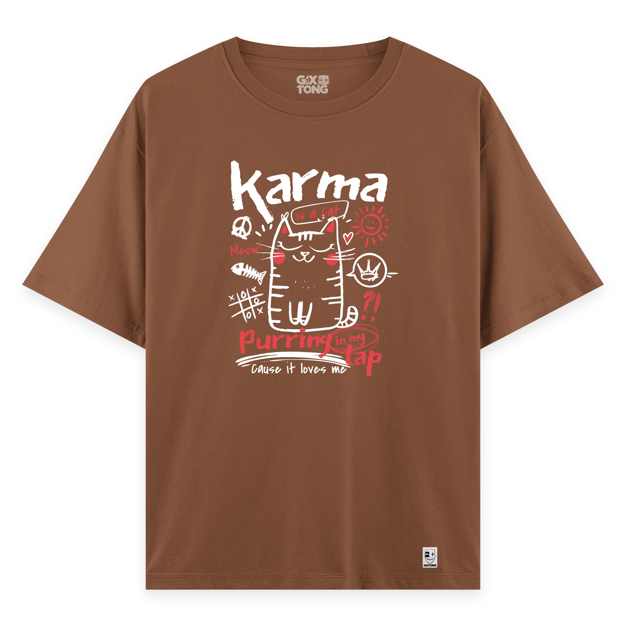 Karma - Oversize Bol Kalıp T-shirt